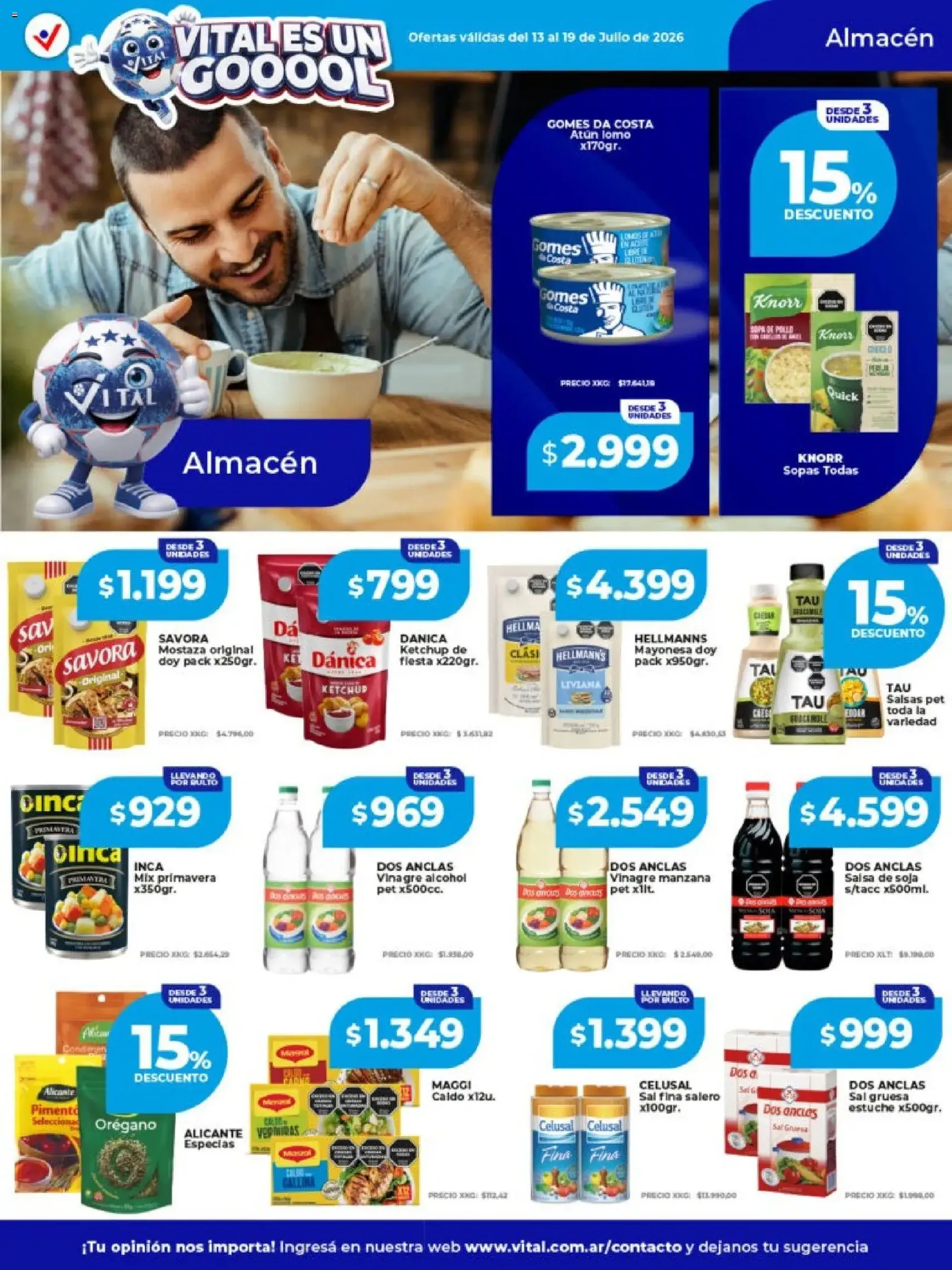Vital - Ofertas - folleto válido desde 13/07/2026 página 15 de 24