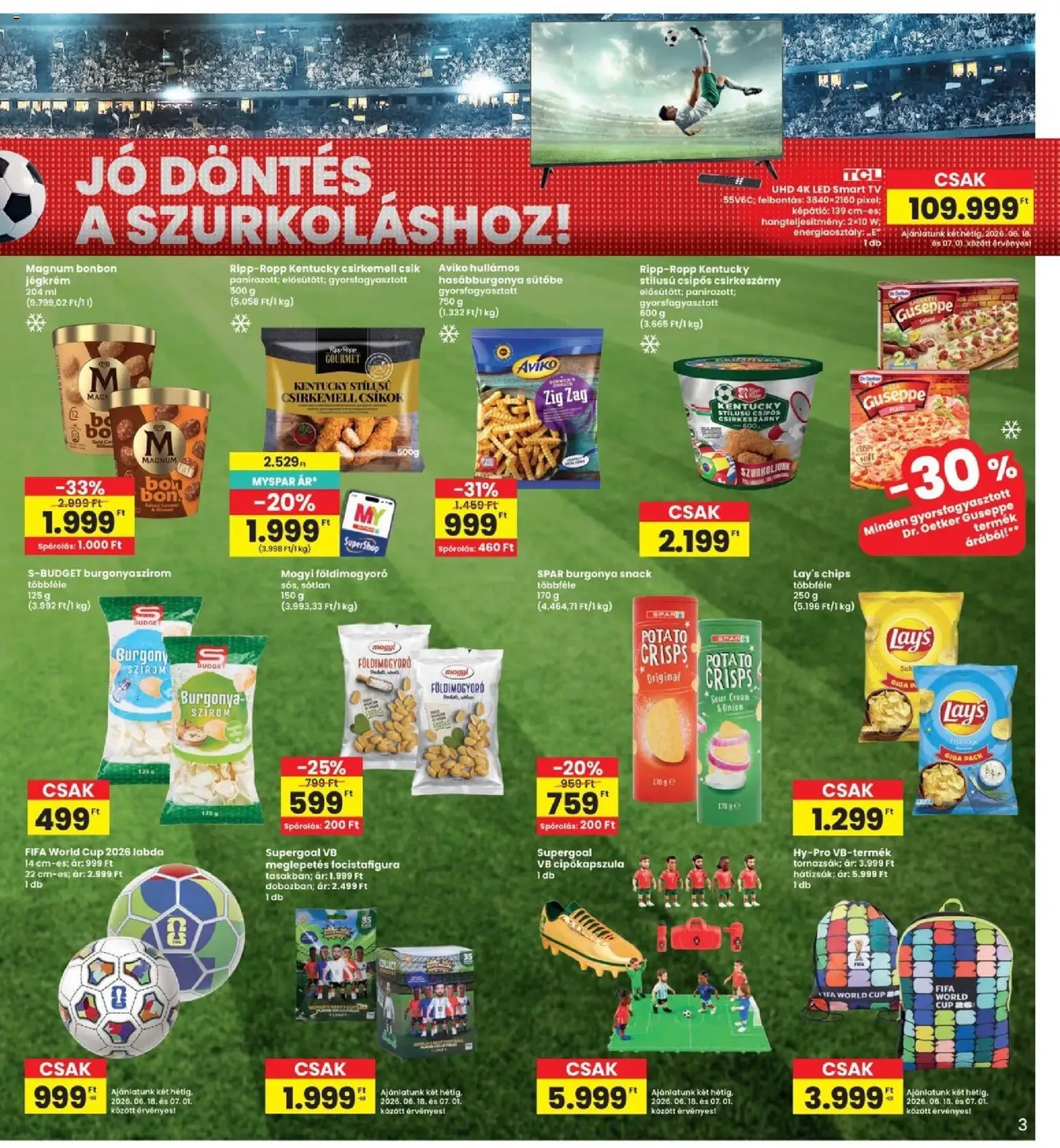 Interspar akciós újság - 2026.06.18. érvényes szórólap 3 oldal 20 oldalból