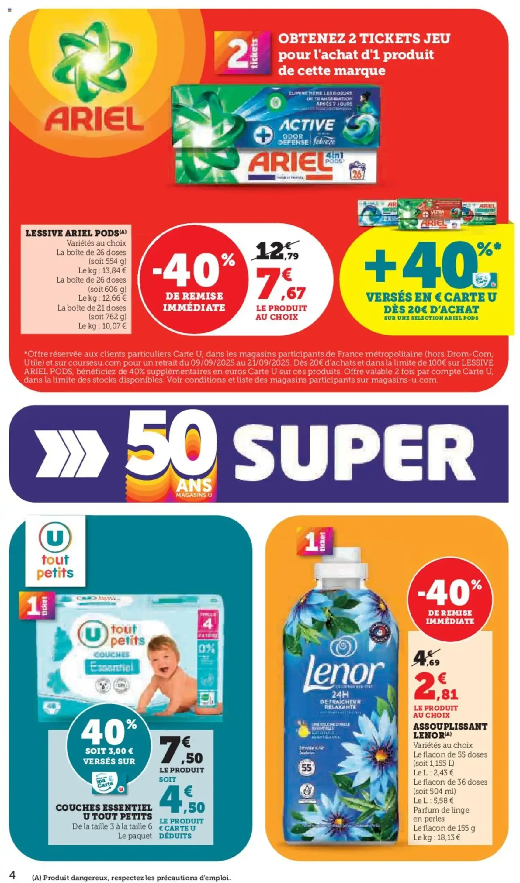 Super U catalogue - brochure valable à partir du 09/09/2025, page 4 sur 32