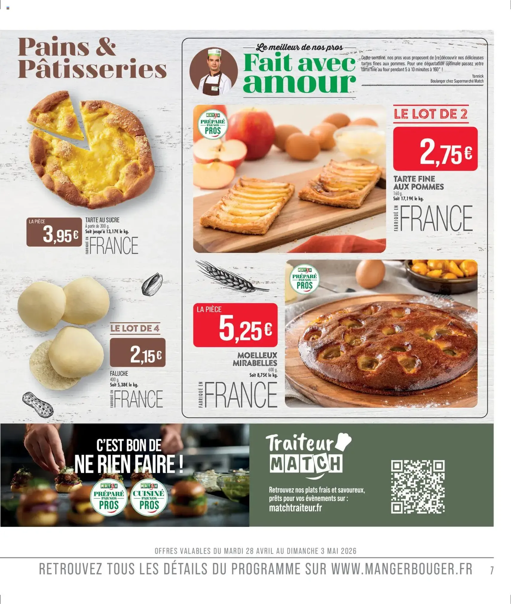 Match Supermarché catalogue - brochure valable à partir du 28/04/2026, page 7 sur 26