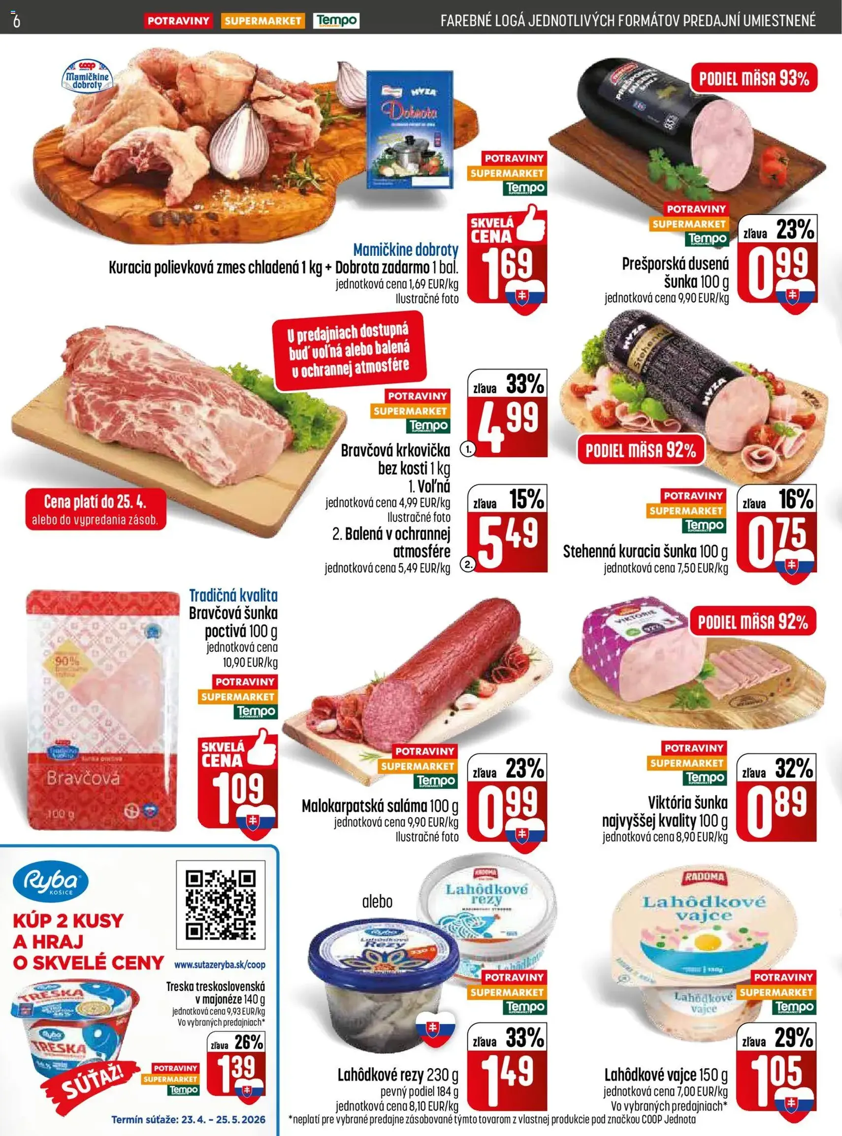 COOP Jednota leták - platný leták od 23.04.2026 strana 6 z 28