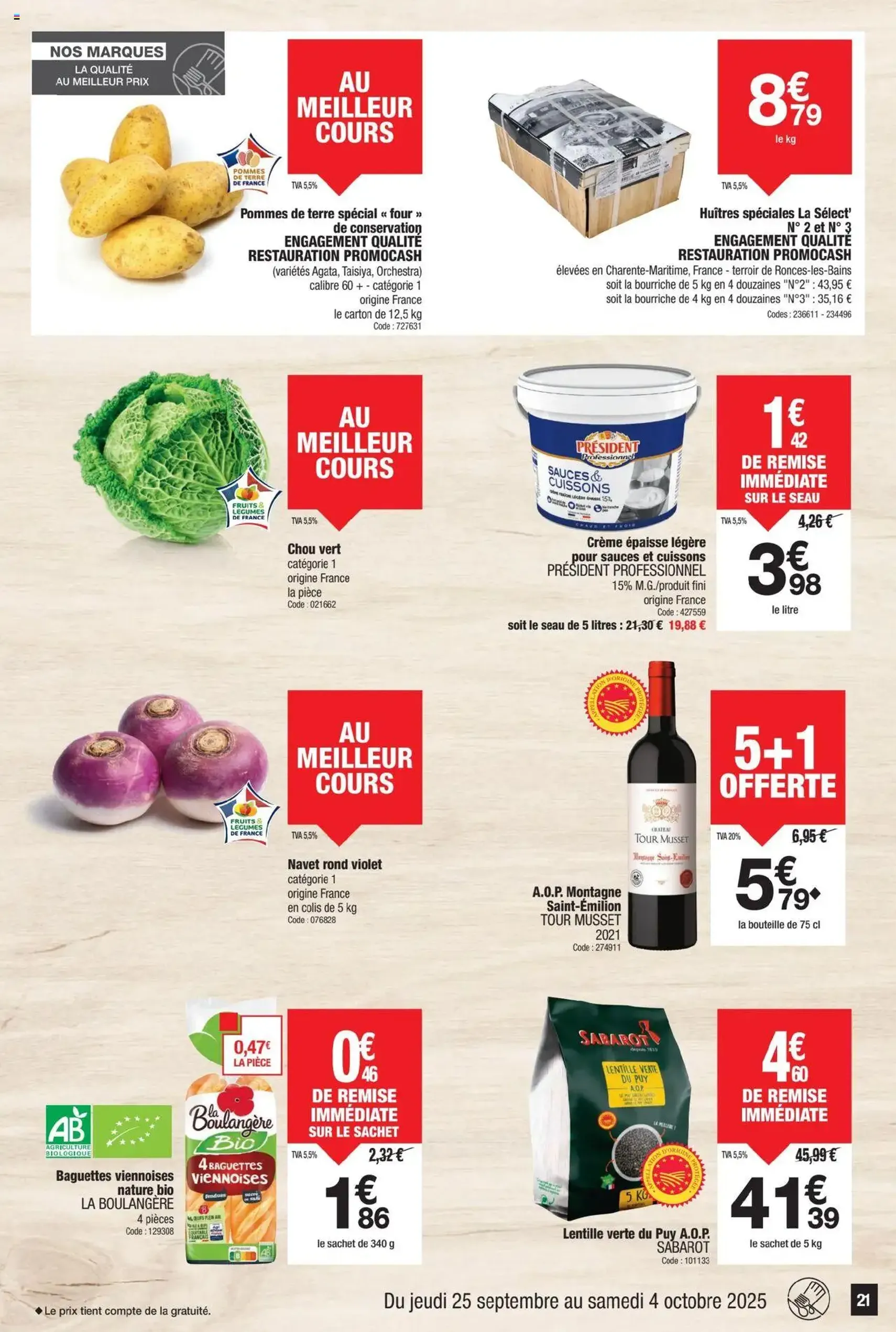 Promocash catalogue - brochure valable à partir du 25/09/2025, page 21 sur 24 Promocash catalogue - brochure valable à partir du 25/09/2025, page 21 sur 24