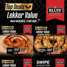 Bluff Meat Supply Top Deals. Lekker Value. - Flyer preview valid from 11/05/2026