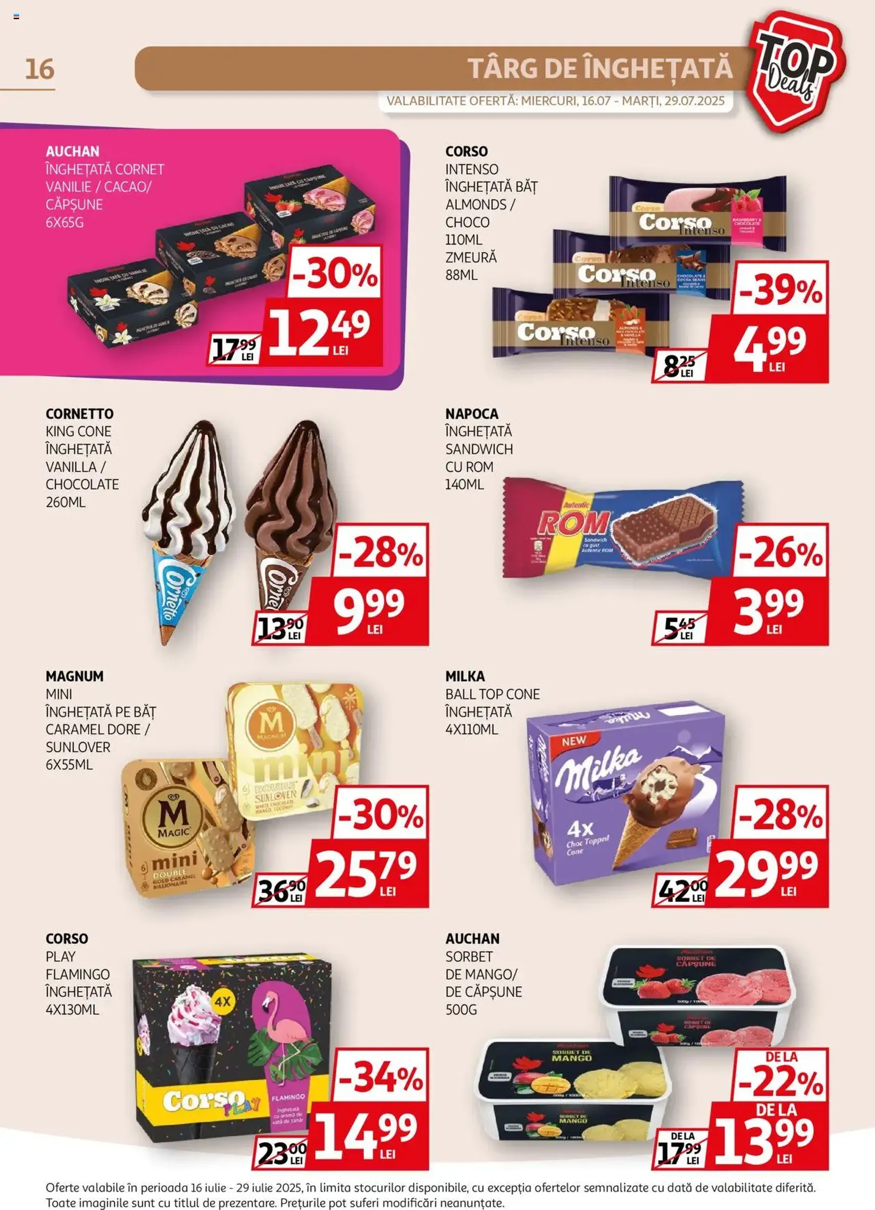 Catalog Auchan - cataloage valabile începând cu 16.07.2025 pagina 16 din 20 Catalog Auchan - cataloage valabile începând cu 16.07.2025 pagina 16 din 20