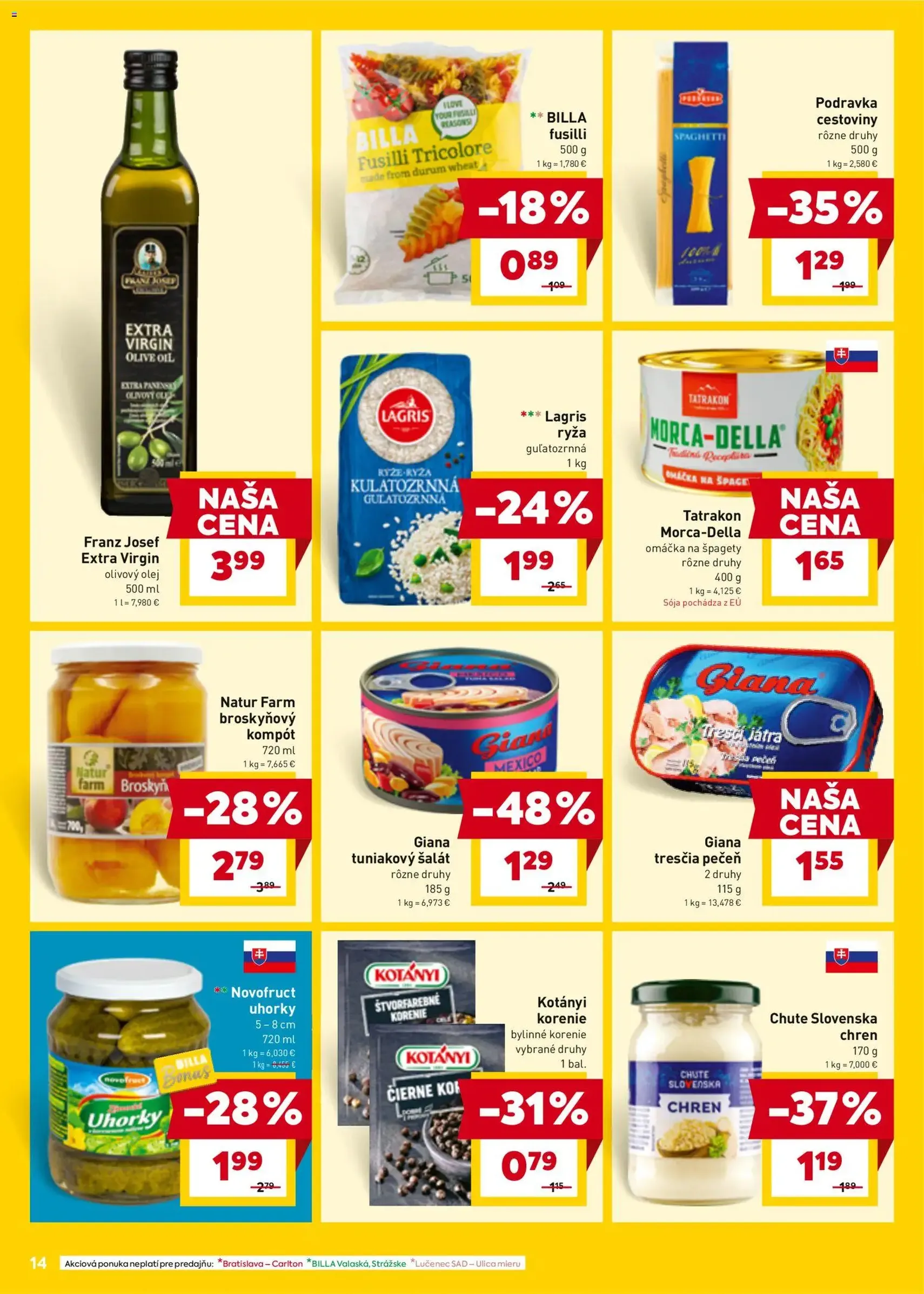 Billa leták - platný leták od 25.03.2026 strana 16 z 25