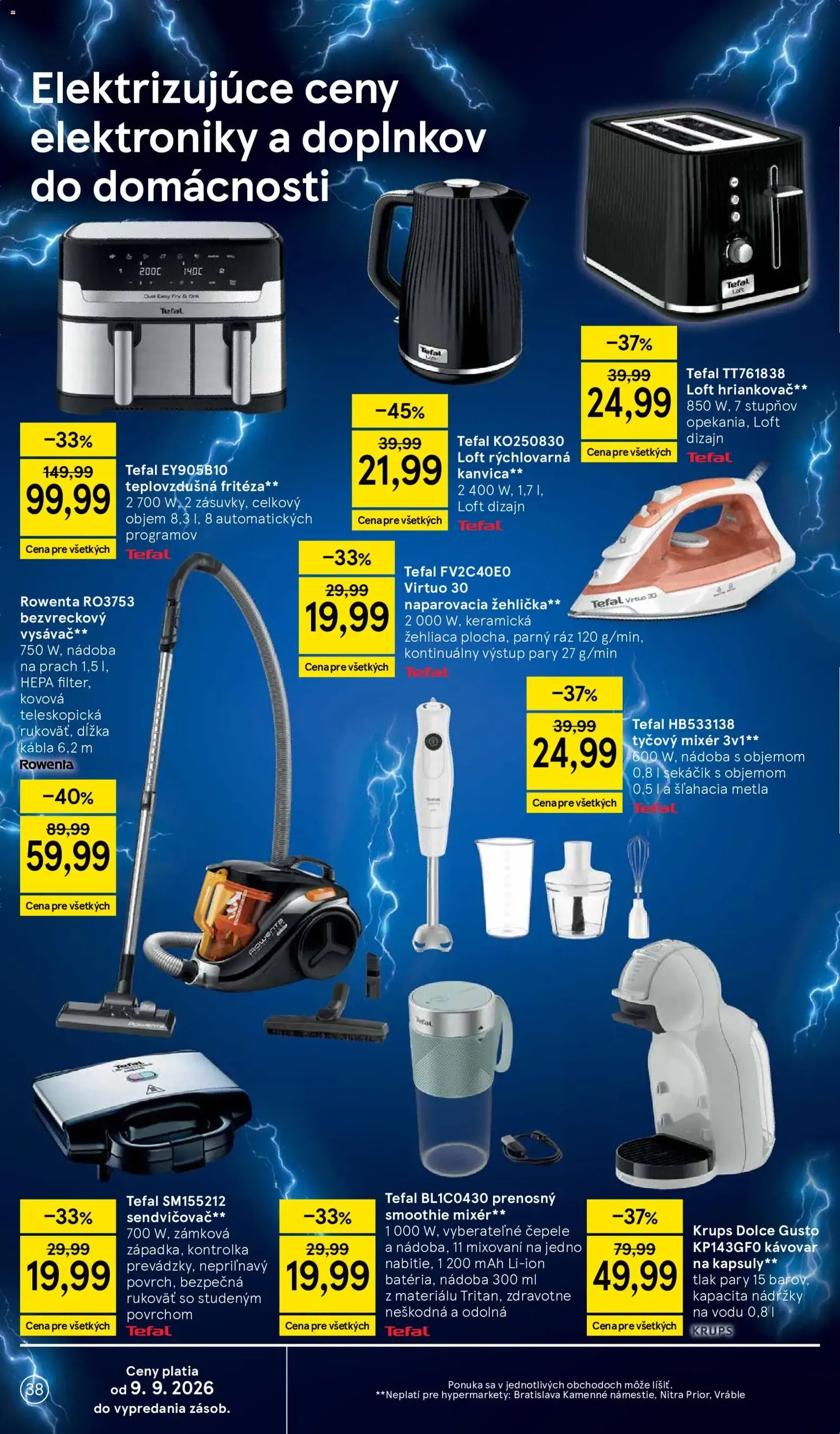 Tesco Hypermarket - leták - platný leták od 09.09.2026 strana 38 z 46
