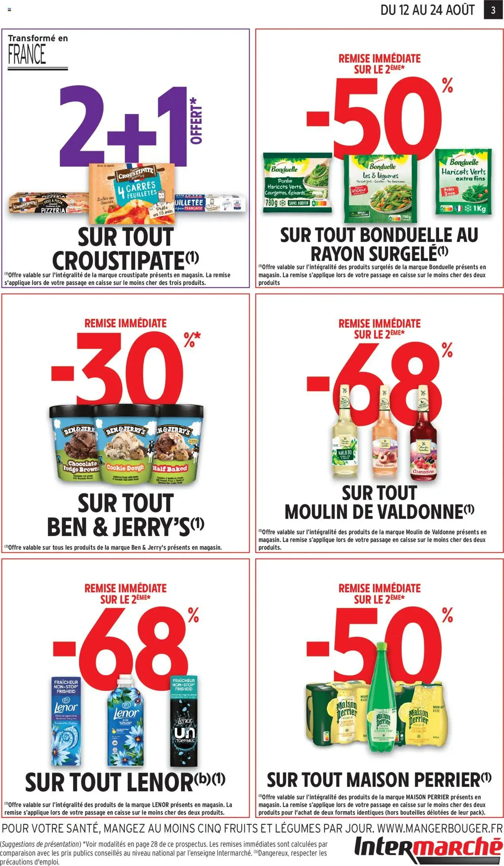 Intermarché catalogue semaine 32 - brochure valable à partir du 12/08/2025, page 3 sur 40