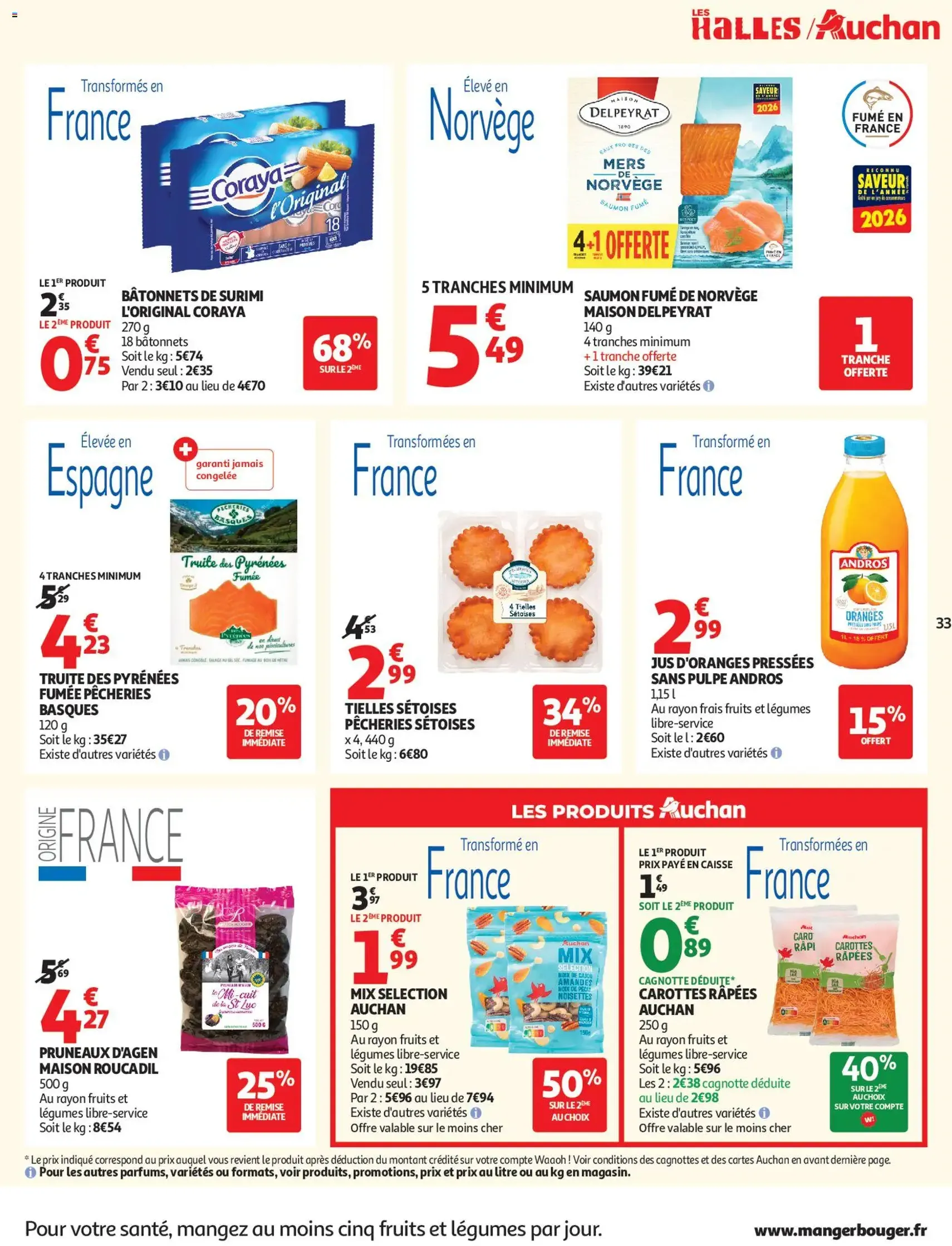 Auchan prospectus - brochure valable à partir du 14/04/2026, page 33 sur 52