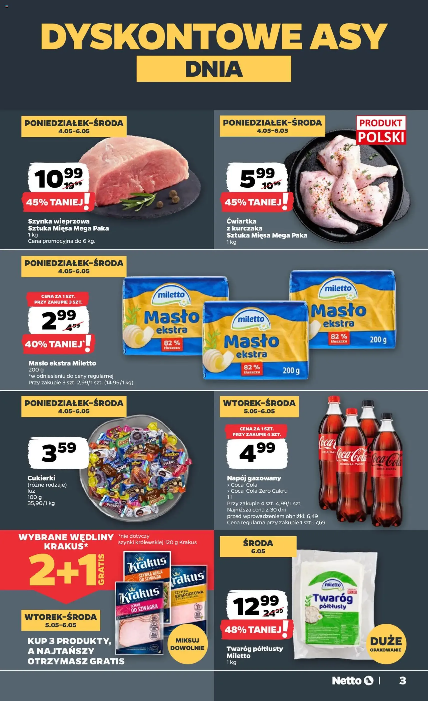 Netto gazetka od poniedziałku spożywcza - ważny gazetka od 04.05.2026 strona 3 z 31