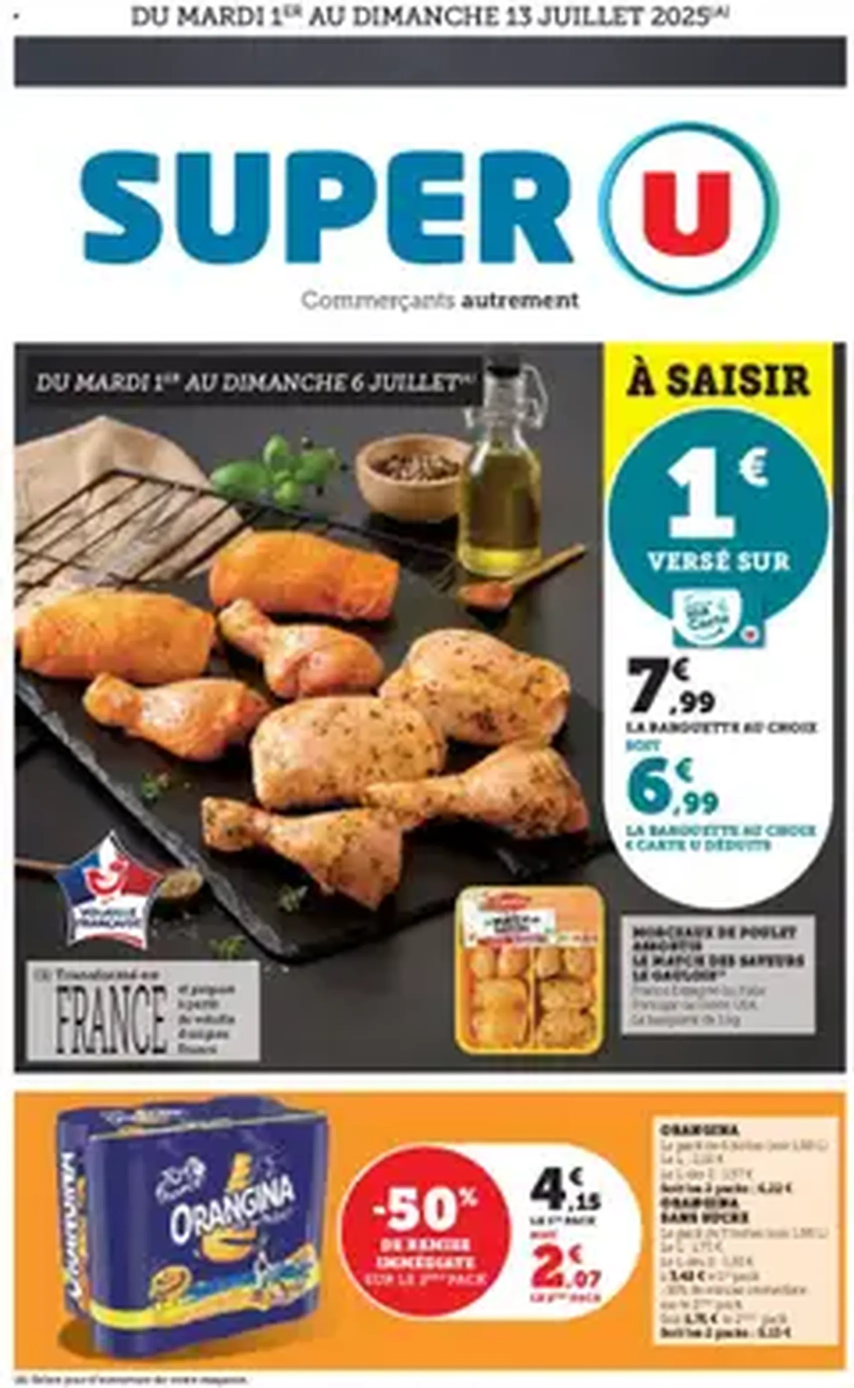 Super U catalogue - brochure valable à partir du 01/07/2025, page 1 sur 1