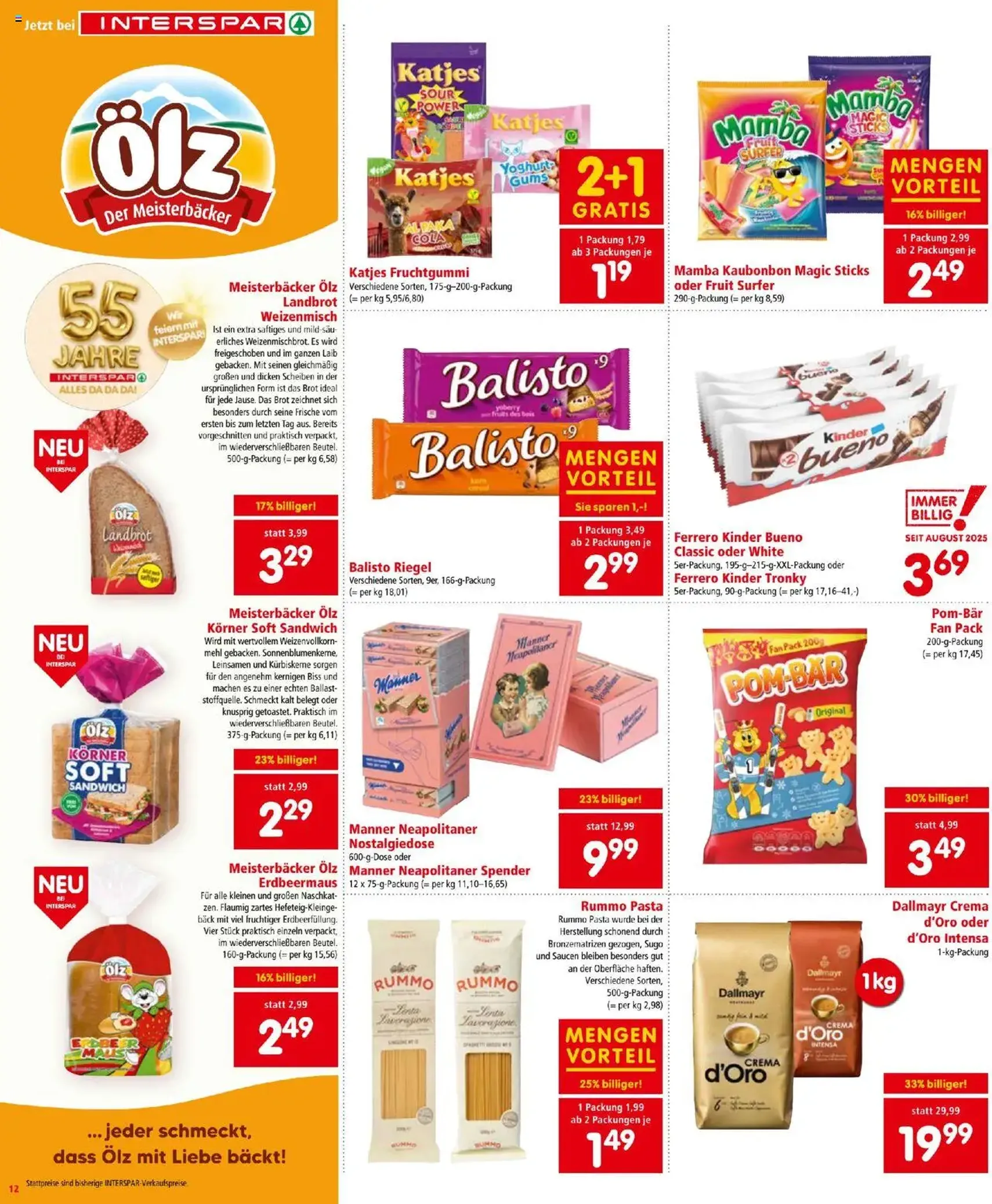 Interspar Flugblatt - Gültiger Prospekt ab 09.10.2025, Seite 12 von insgesamt 20