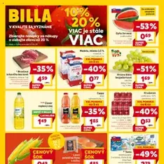 Billa leták - náhľad letáku platný od 30.07.2025