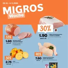 Migros aktionen - Prospekt Vorschau gültig ab 29.10.2026