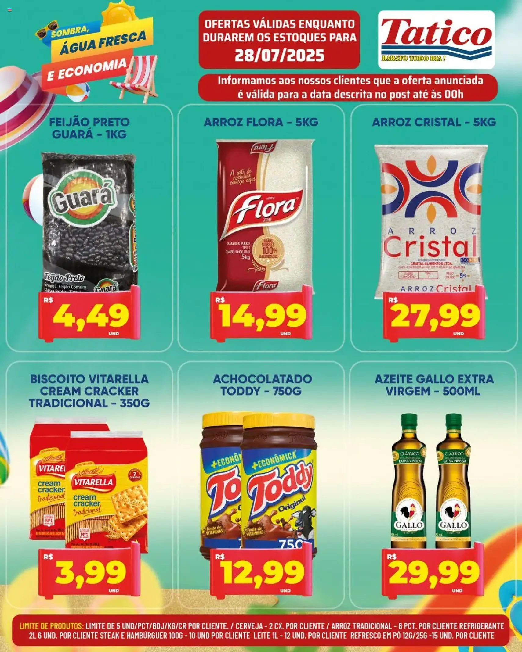 Tatico - Ofertas do Dia - folheto válido a partir de 28/07/2025 página 2 de 50 Tatico - Ofertas do Dia - folheto válido a partir de 28/07/2025 página 2 de 50