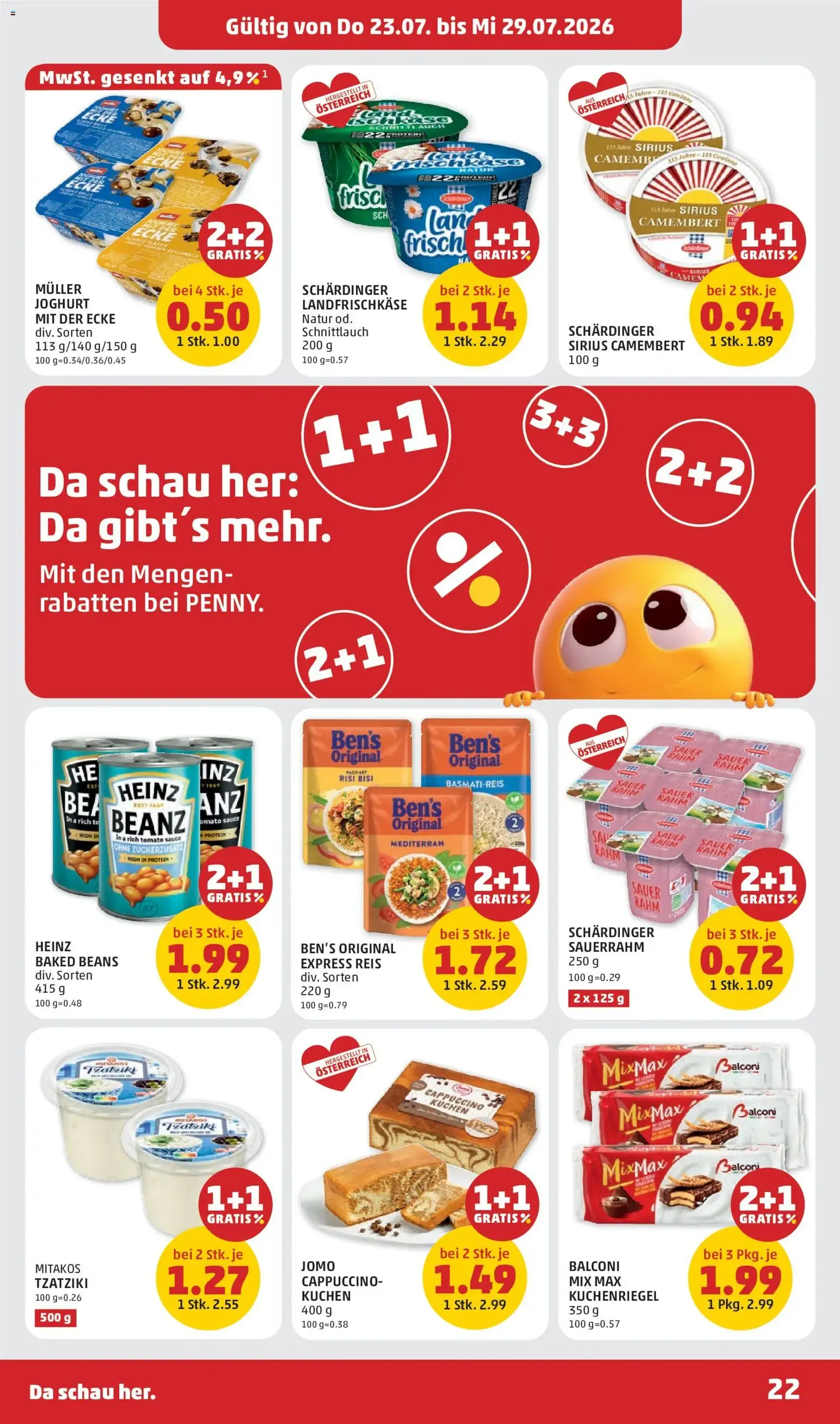 Penny Markt Flugblatt - Gültiger Prospekt ab 23.07.2026, Seite 22 von insgesamt 28