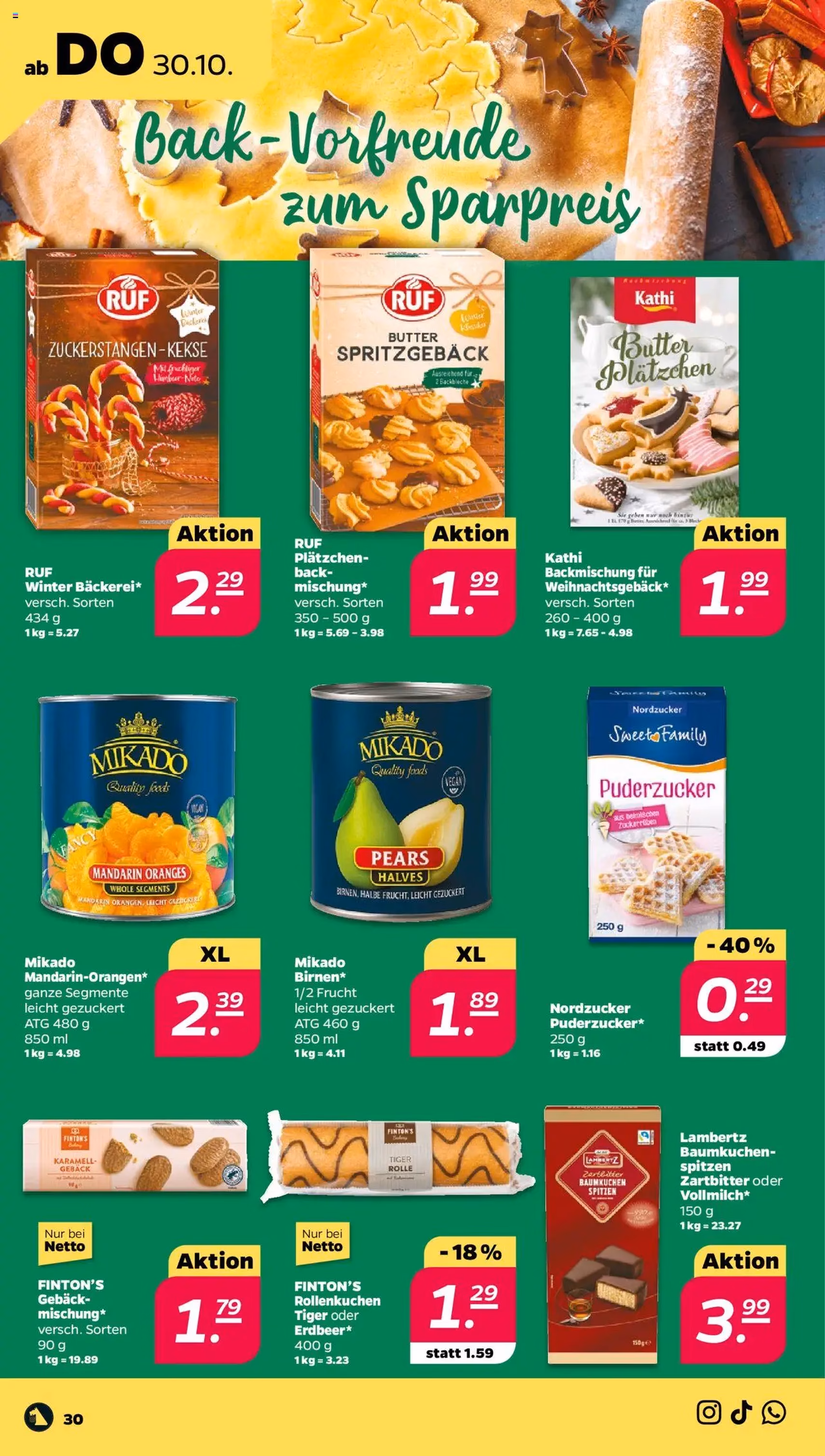 Netto Prospekt - Gültiger Prospekt ab 27.10.2025, Seite 32 von insgesamt 37 Netto Prospekt - Gültiger Prospekt ab 27.10.2025, Seite 32 von insgesamt 37