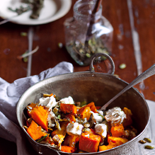 Recipe preview Fall Roast Feta Pumpkin Salad