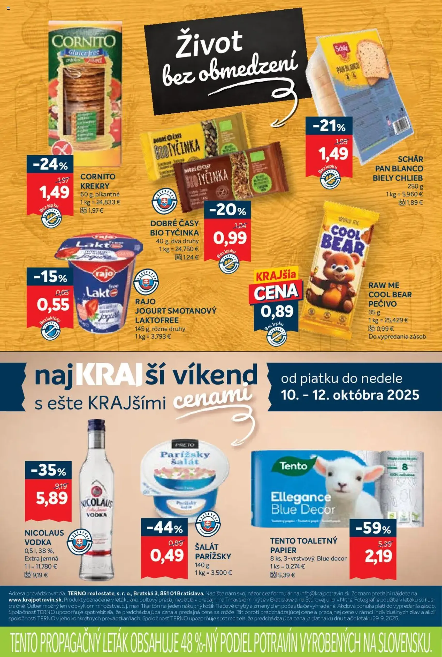 Kraj leták - platný leták od 09.10.2025 strana 15 z 15 Kraj leták - platný leták od 09.10.2025 strana 15 z 15