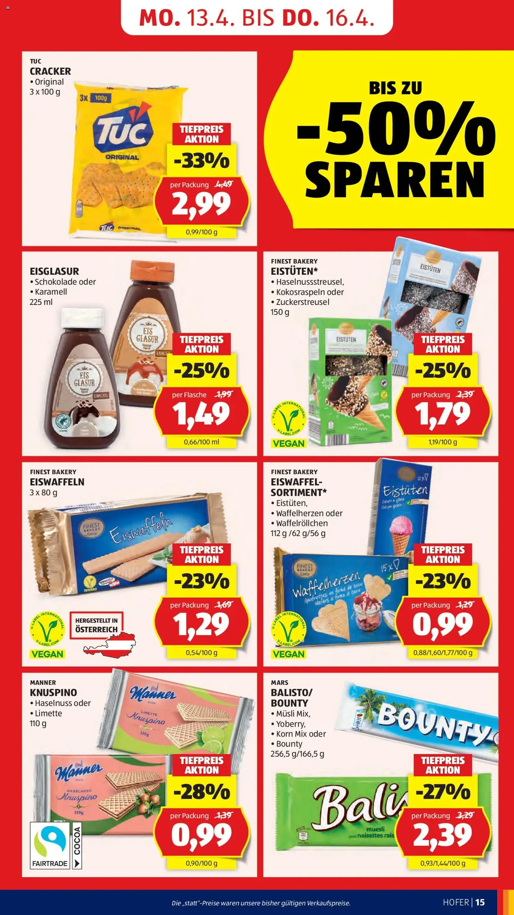 Hofer Flugblatt - Gültiger Prospekt ab 08.04.2026, Seite 17 von insgesamt 37