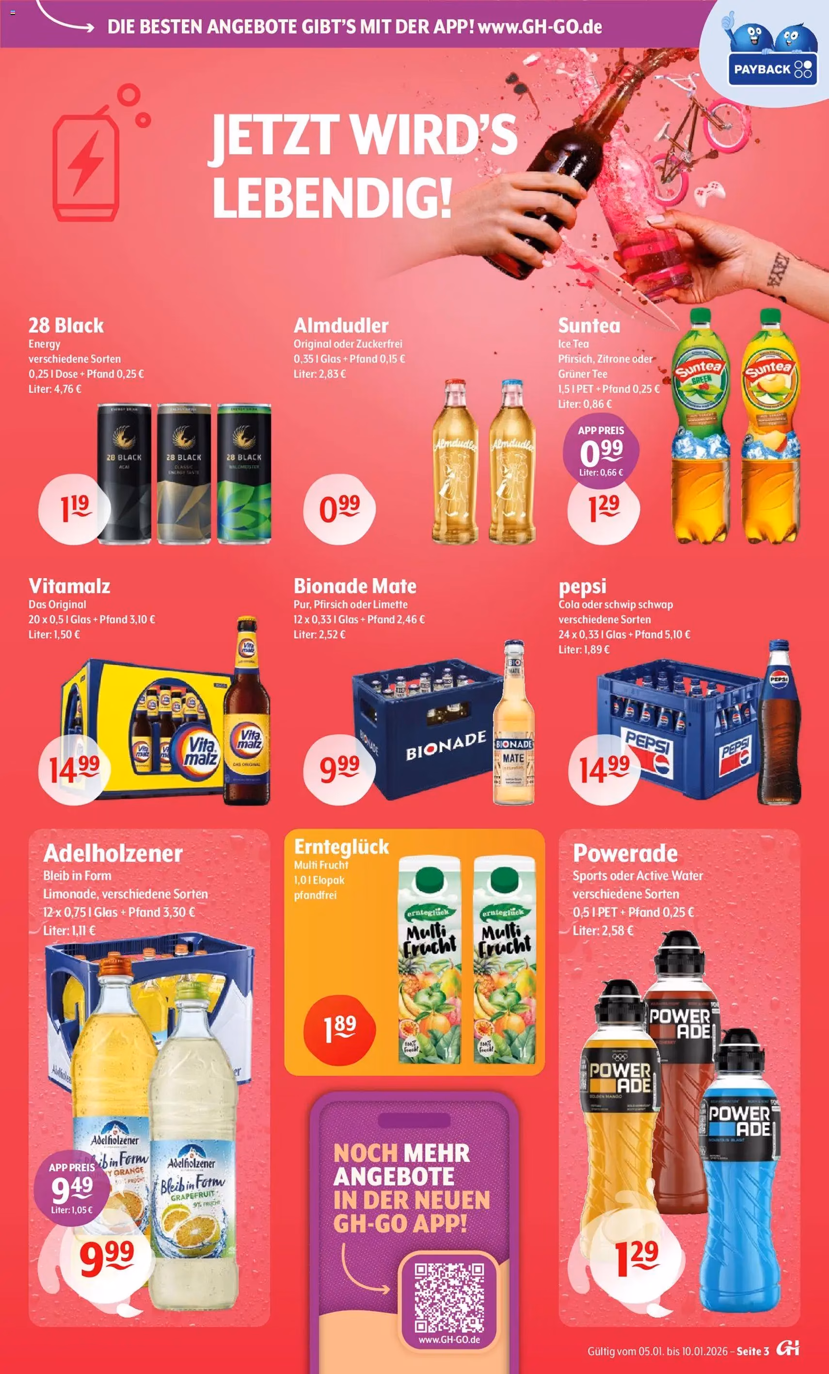 Trink und Spare Prospekt - Gültiger Prospekt ab 05.01.2026, Seite 3 von insgesamt 11