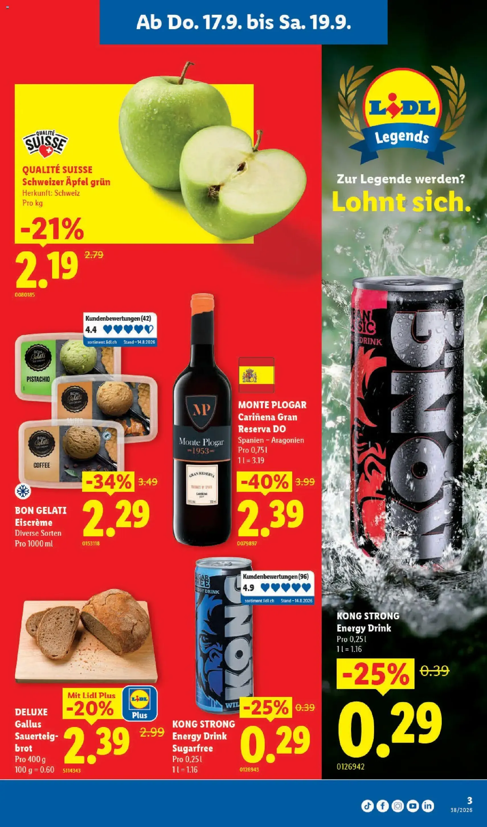 Lidl aktionen - Gültiger Prospekt ab 17.09.2026, Seite 3 von insgesamt 32