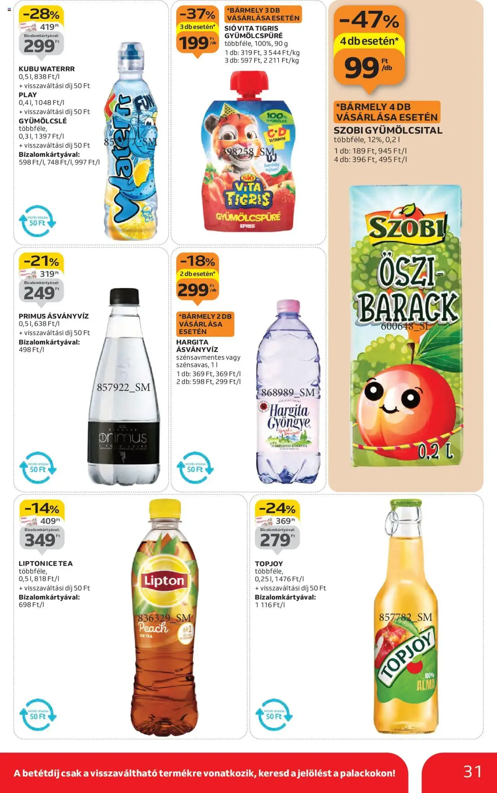 Auchan Akciós újság - 2025.10.16. érvényes szórólap 31 oldal 54 oldalból Auchan Akciós újság - 2025.10.16. érvényes szórólap 31 oldal 54 oldalból