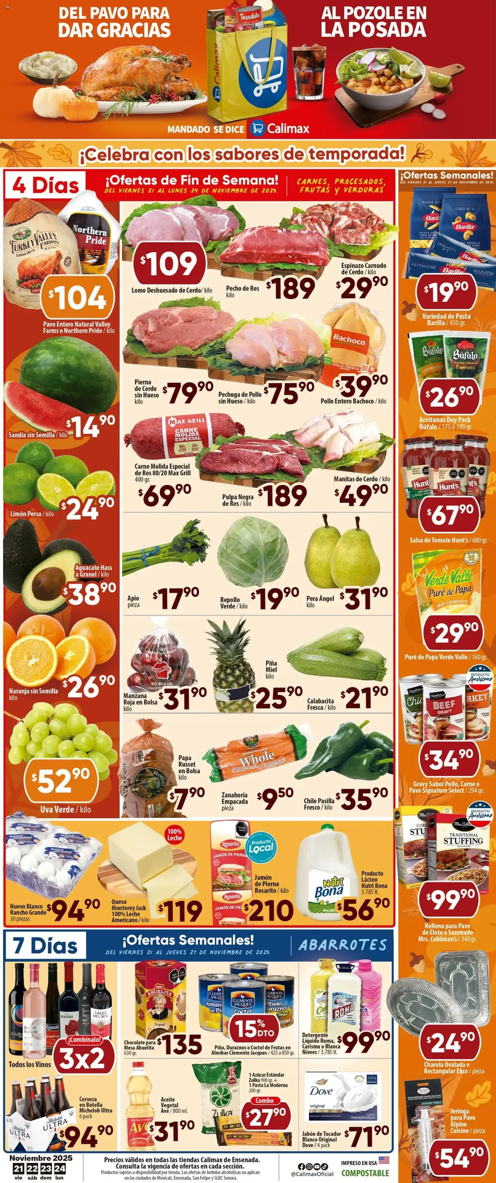 Calimax folleto - folleto válido desde 21/11/2025 página 1 de 4