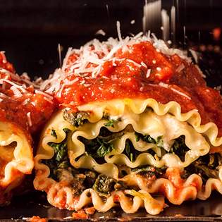 Recipe preview Hefty Spinach Lasagna Roll-Ups