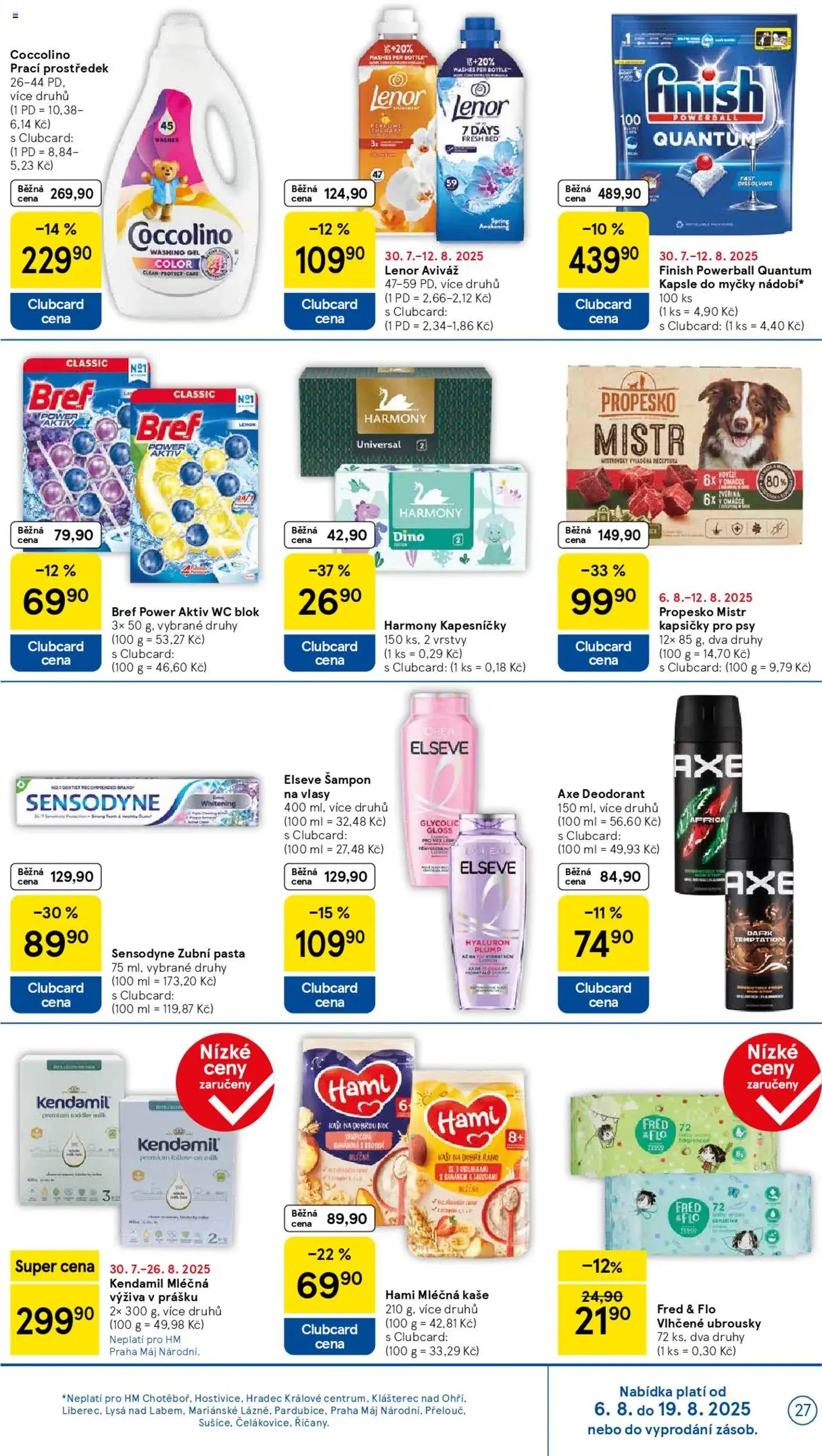 Tesco leták - Hypermarket - platný leták od 06.08.2025 strana 27 z 35 Tesco leták - Hypermarket - platný leták od 06.08.2025 strana 27 z 35