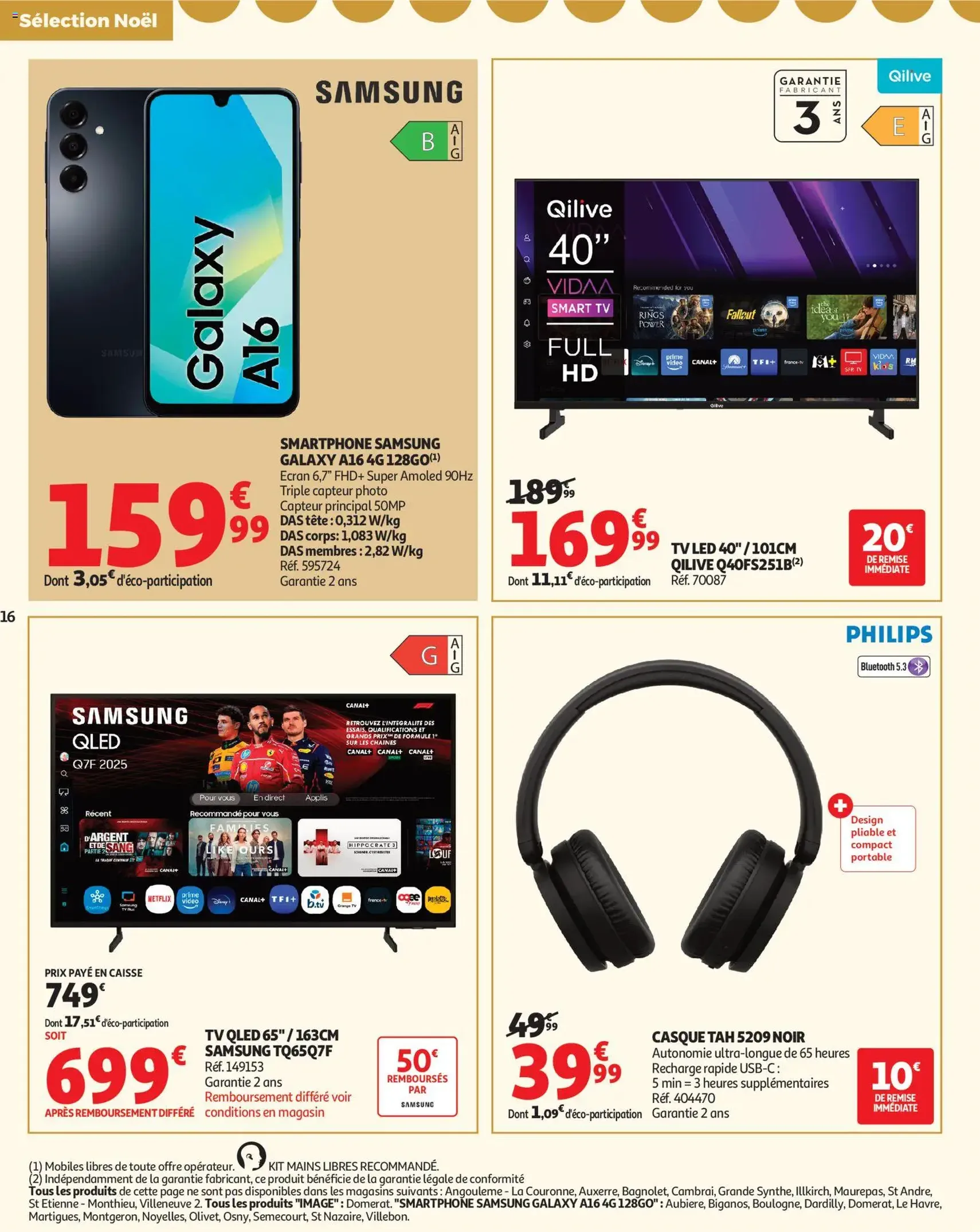 Auchan folder / publicité - geldige folder vanaf 09/12/2025 pagina 16 van 64