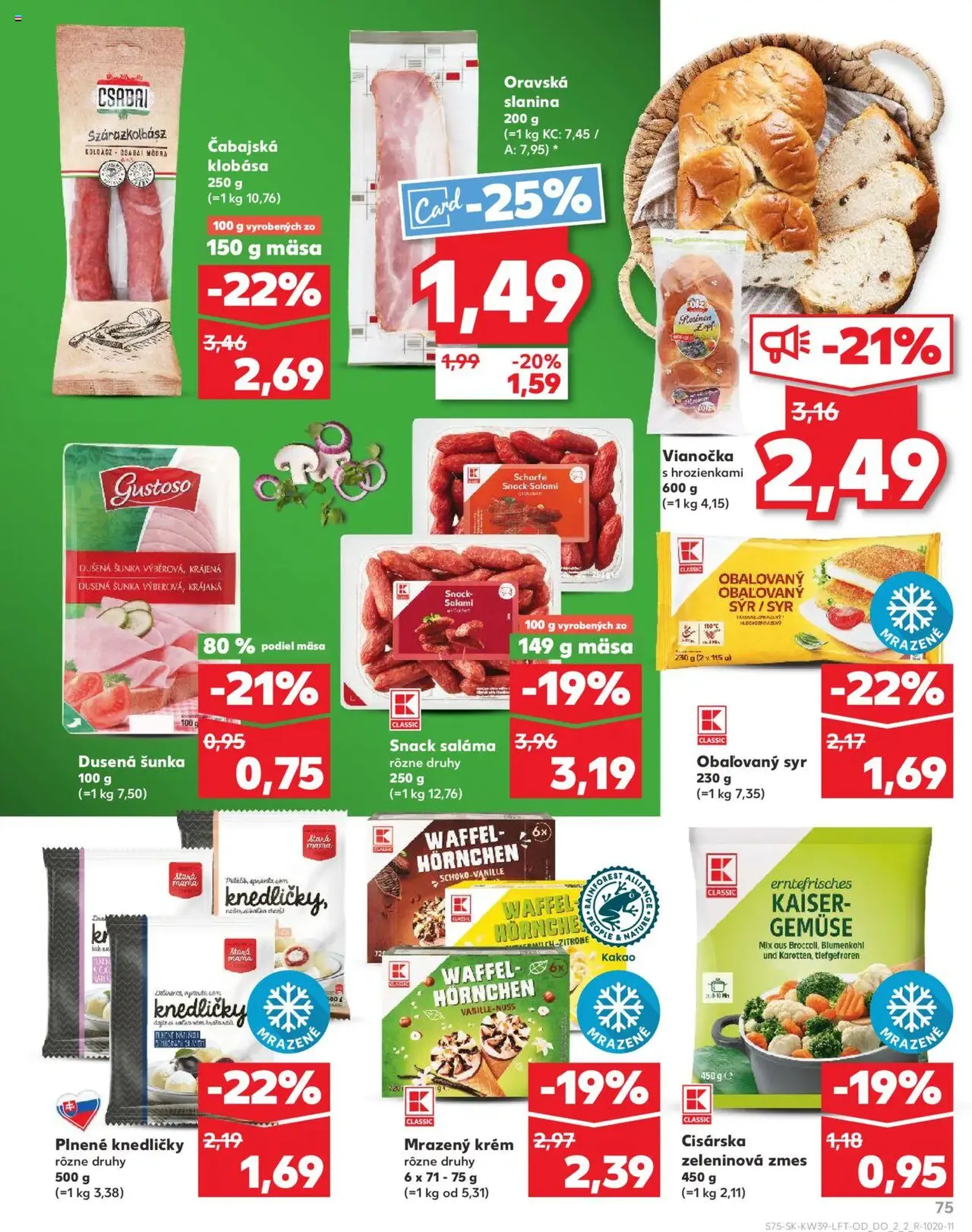 Kaufland Bratislava-Avion - platný leták od 25.09.2025 strana 75 z 78