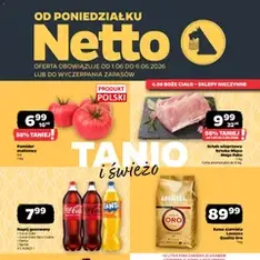Netto gazetka od poniedziałku spożywcza - podgląd gazetki ważnej od 01.06.2026