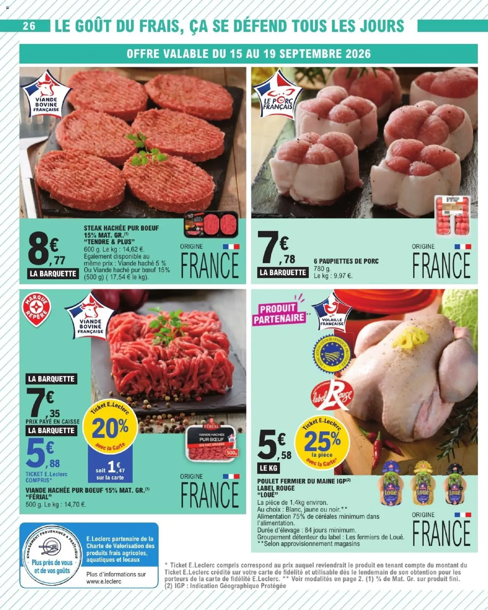 E.Leclerc catalogue - brochure valable à partir du 15/09/2026, page 26 sur 44