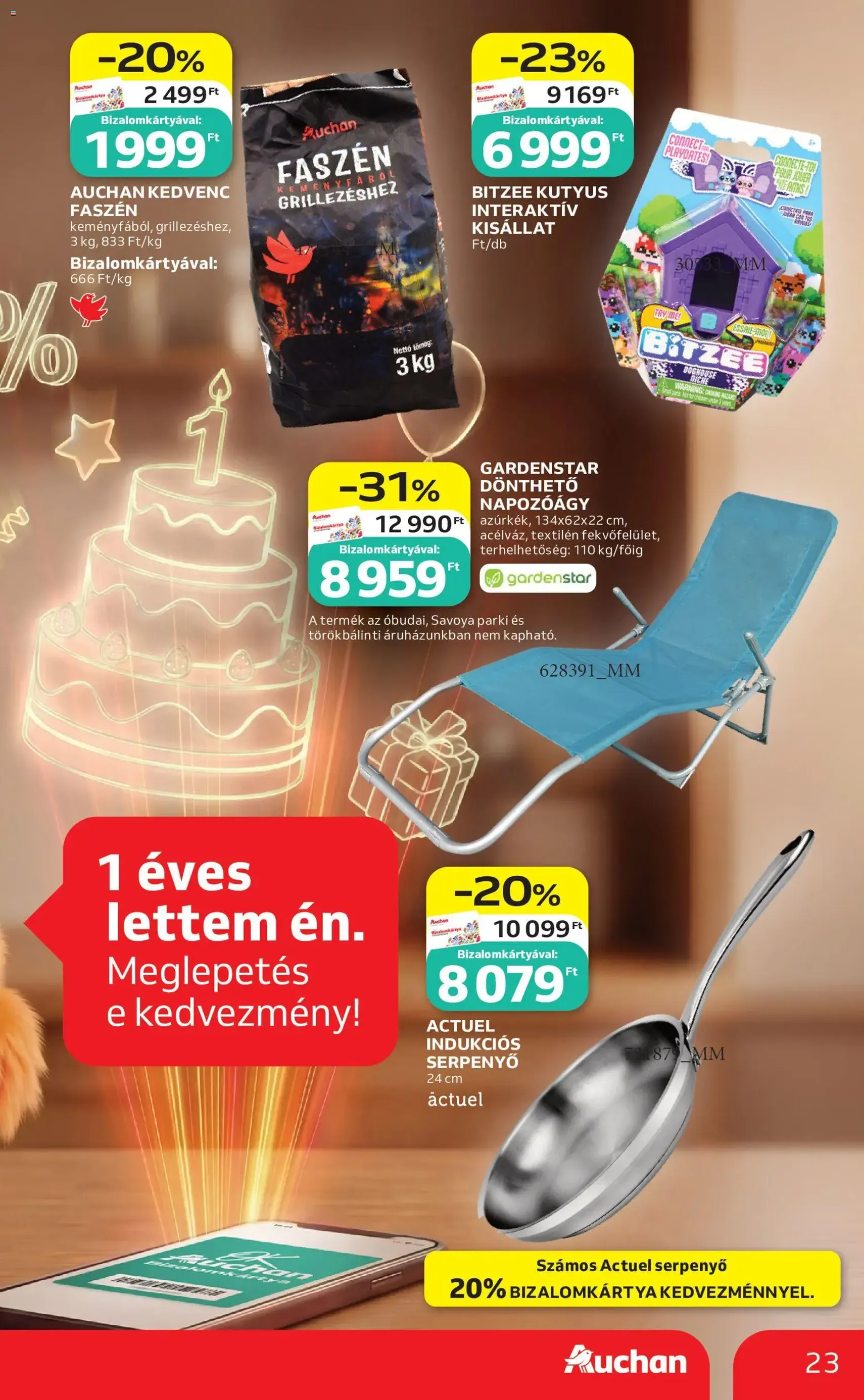 Auchan akciós újság - 2026.05.21. érvényes szórólap 23 oldal 52 oldalból