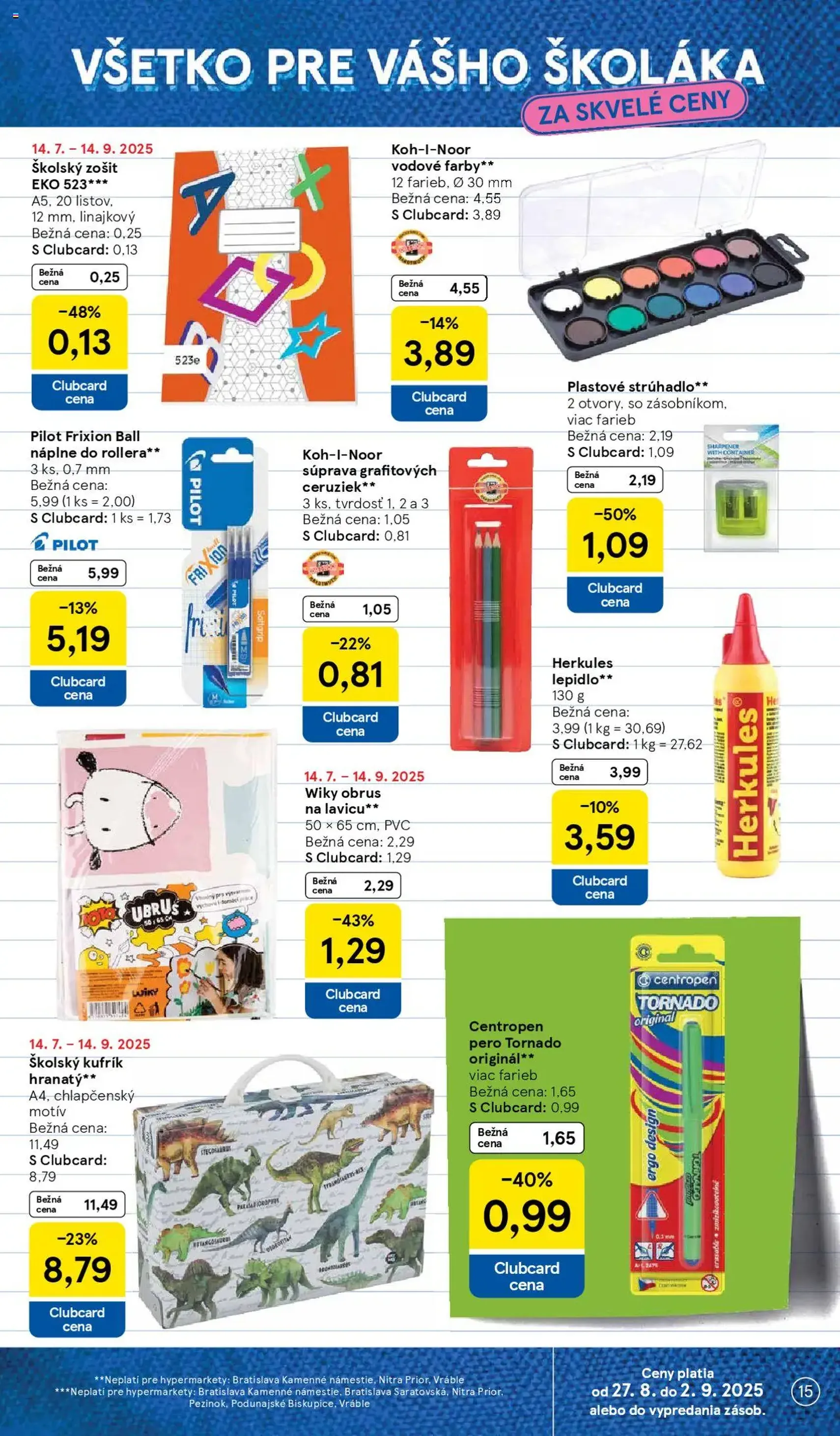 Tesco Hypermarket - leták - platný leták od 27.08.2025 strana 15 z 37