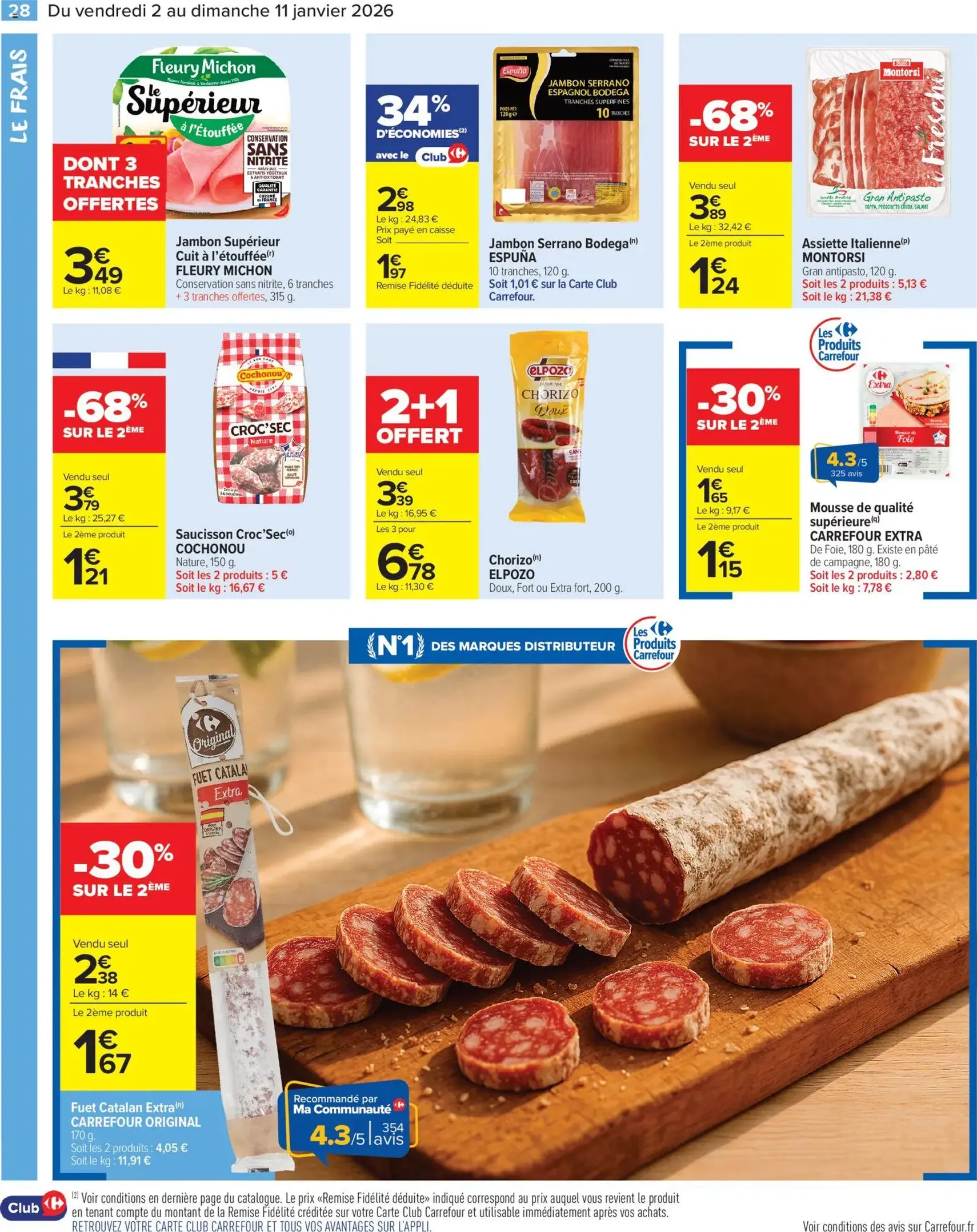 Carrefour Market catalogue semaine 1 - brochure valable à partir du 02/01/2026, page 30 sur 64