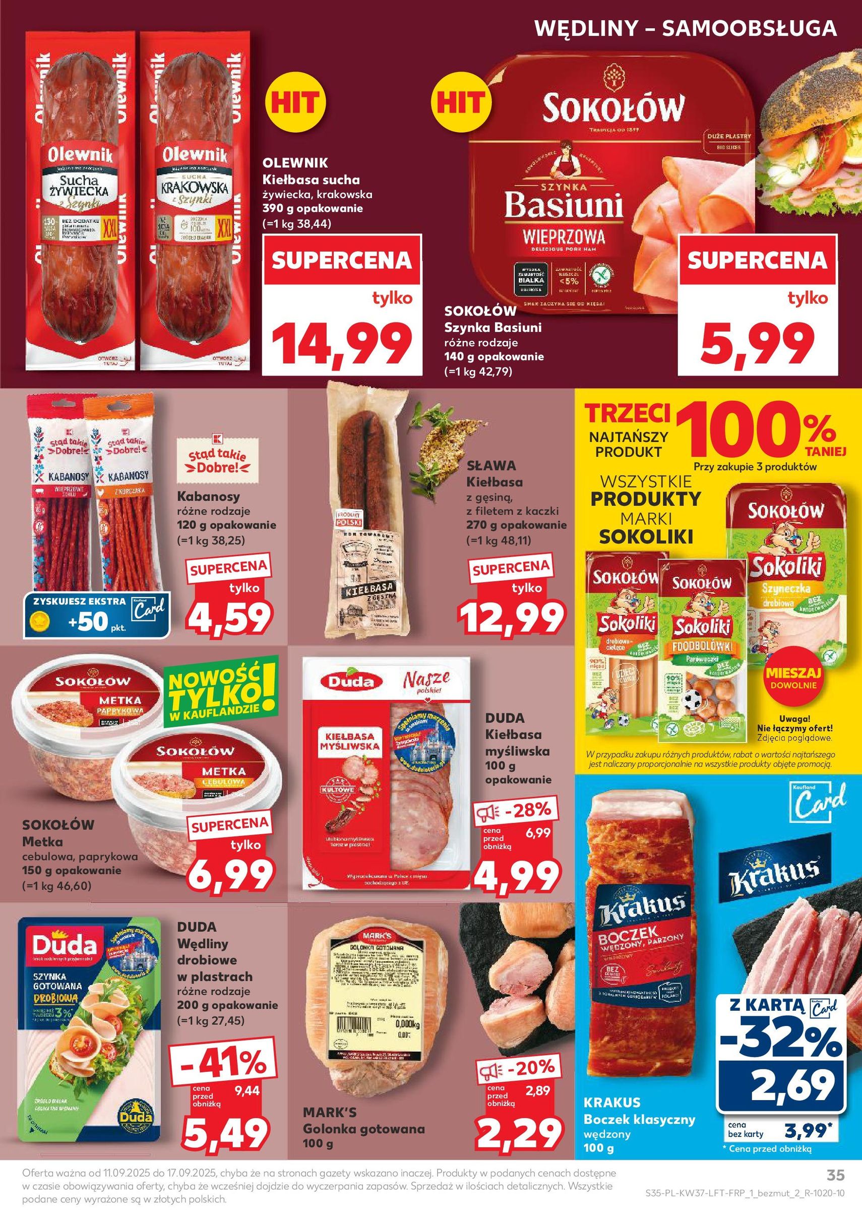 Kaufland gazetka - ważny gazetka od 11.09.2025 strona 35 z 61 Kaufland gazetka - ważny gazetka od 11.09.2025 strona 35 z 61