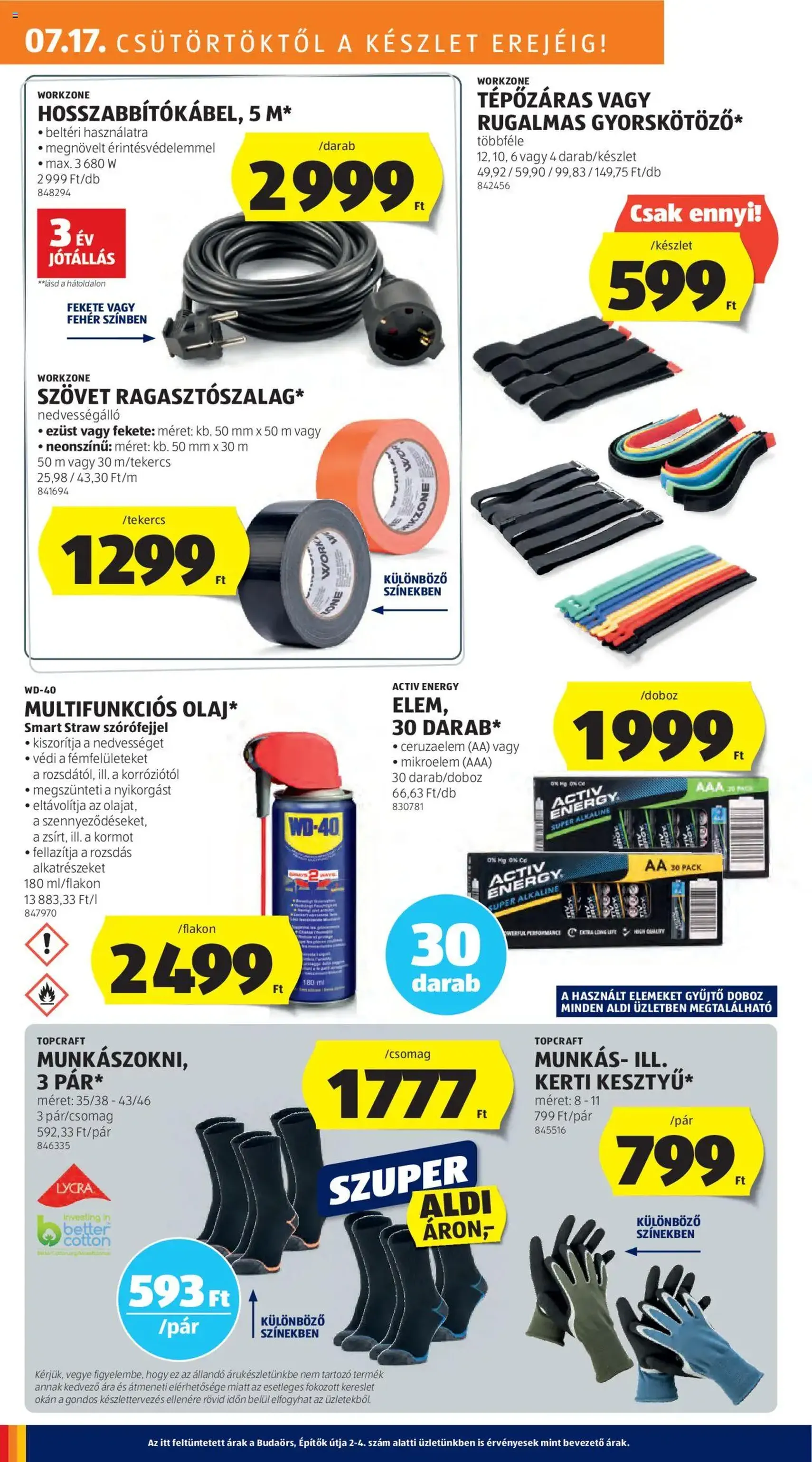 Aldi Akciós újság - 2025.07.17. érvényes szórólap 24 oldal 56 oldalból Aldi Akciós újság - 2025.07.17. érvényes szórólap 24 oldal 56 oldalból