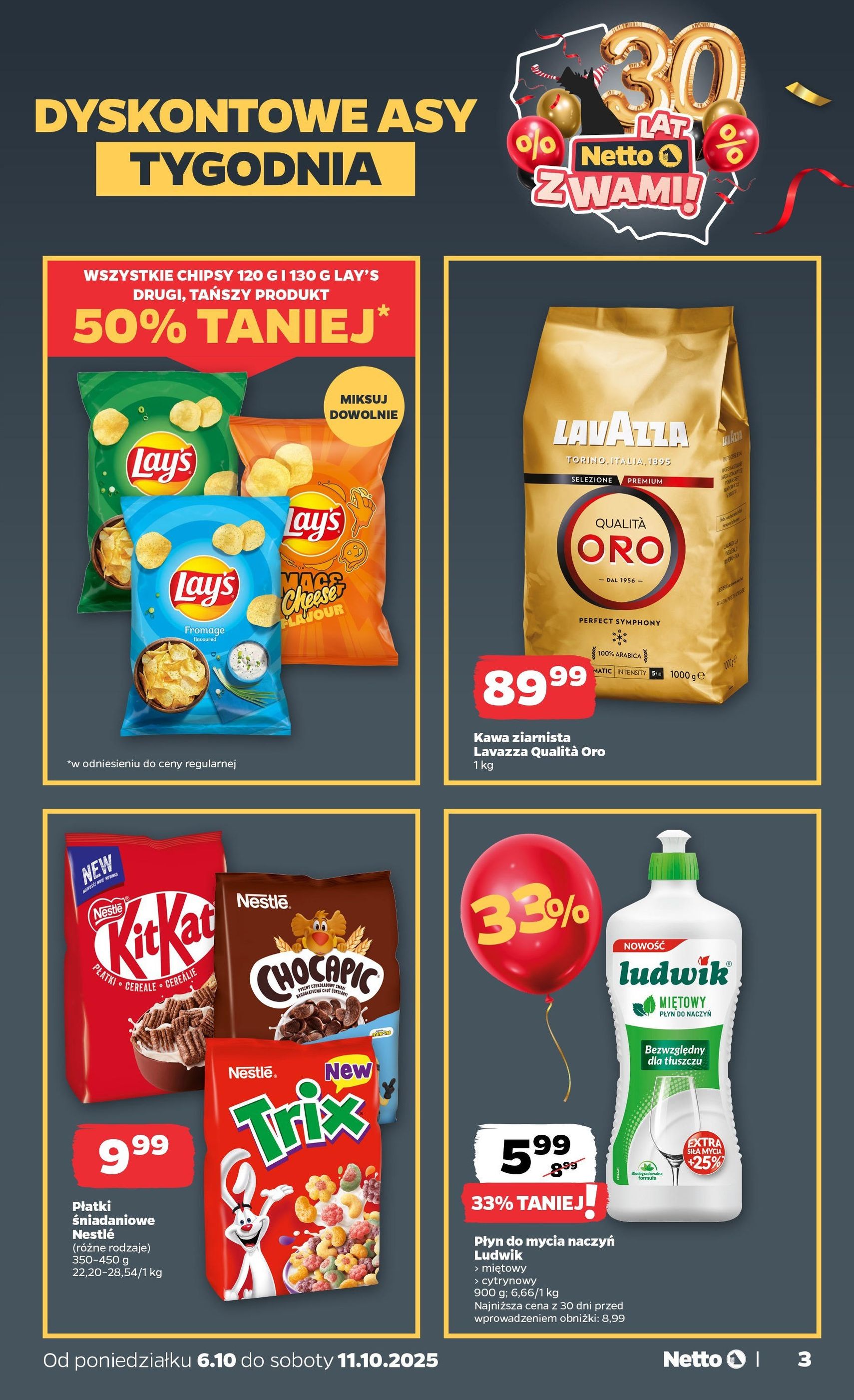 Netto gazetka - Spożywcza - ważny gazetka od 06.10.2025 strona 3 z 34