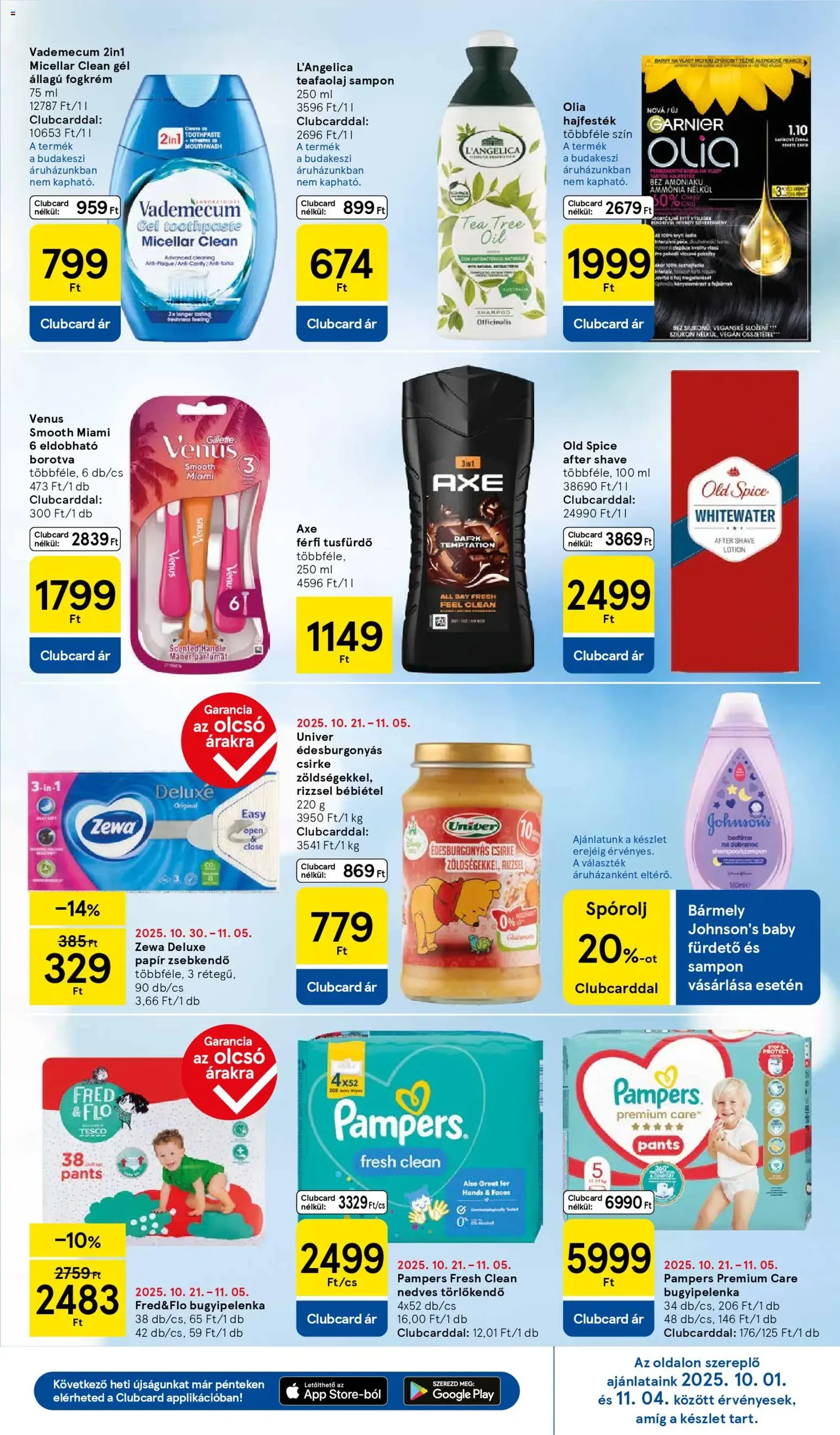 Tesco Hipermarket - Akciós újság - 2025.10.30. érvényes szórólap 9 oldal 32 oldalból Tesco Hipermarket - Akciós újság - 2025.10.30. érvényes szórólap 9 oldal 32 oldalból