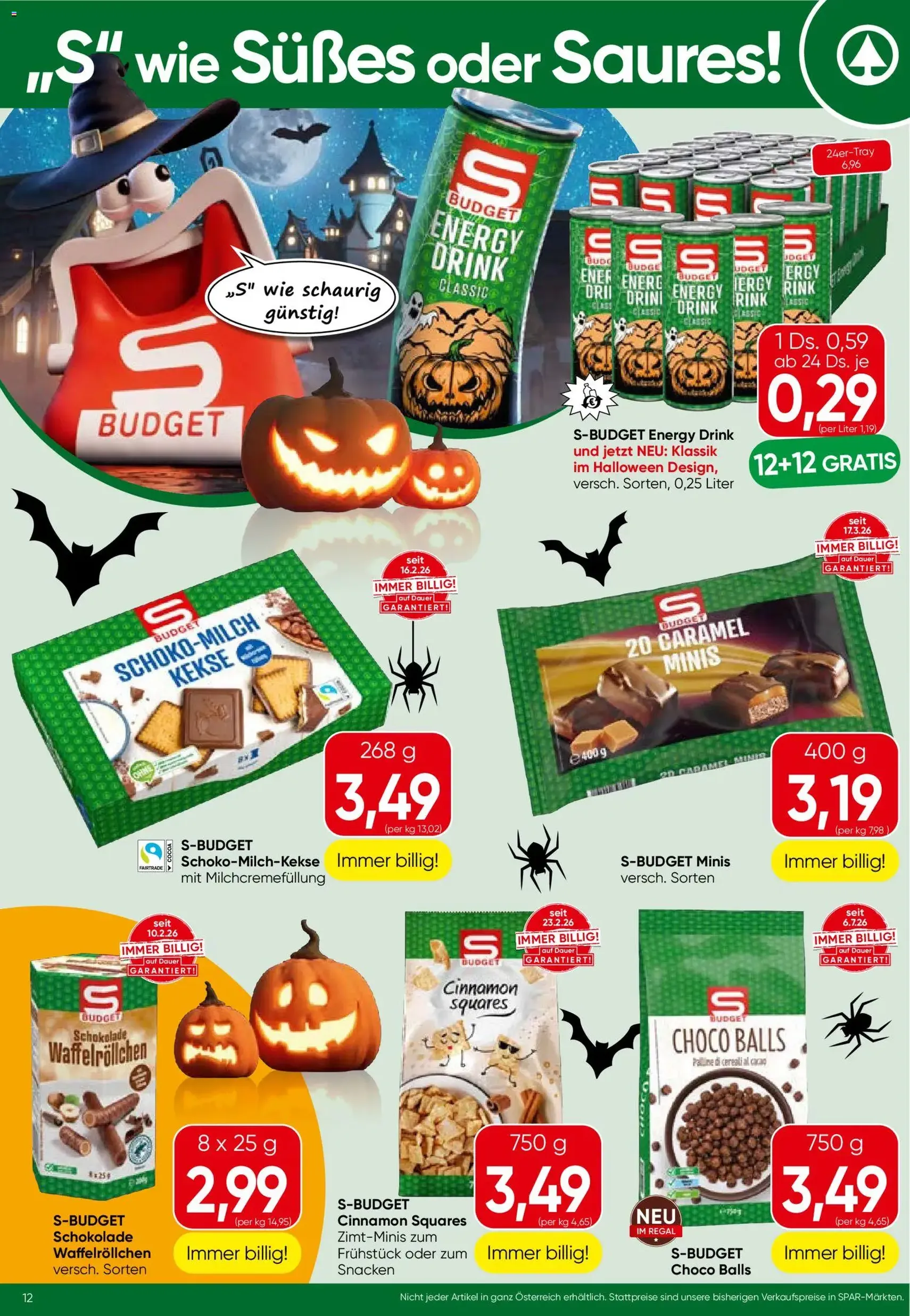 Spar Flugblatt - Gültiger Prospekt ab 22.10.2026, Seite 12 von insgesamt 20