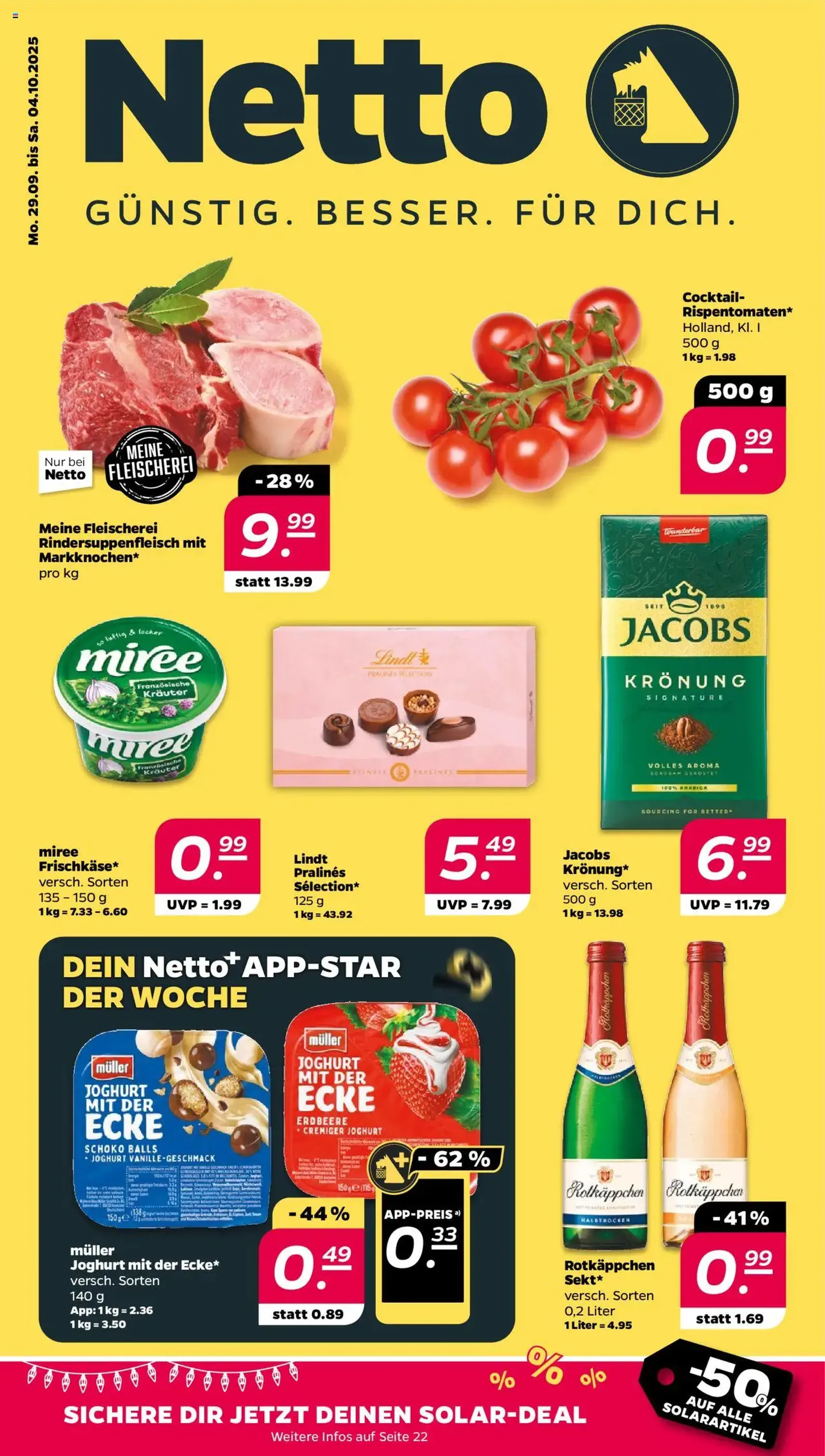 Netto Prospekt - Gültiger Prospekt ab 29.09.2025, Seite 1 von insgesamt 34