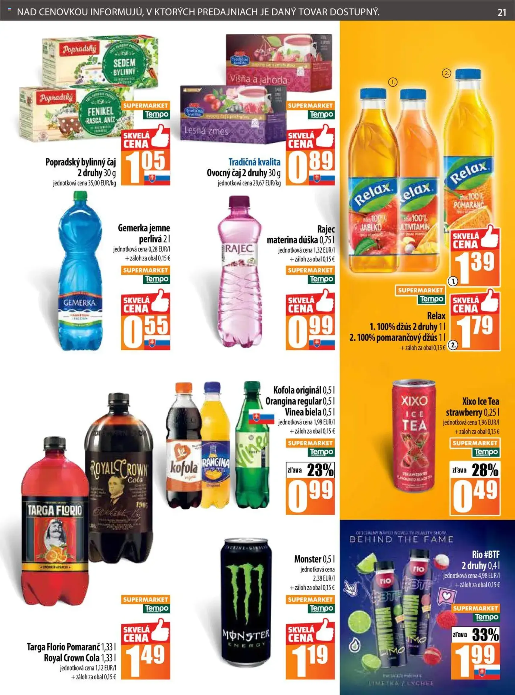 COOP Jednota leták - platný leták od 25.09.2025 strana 21 z 28