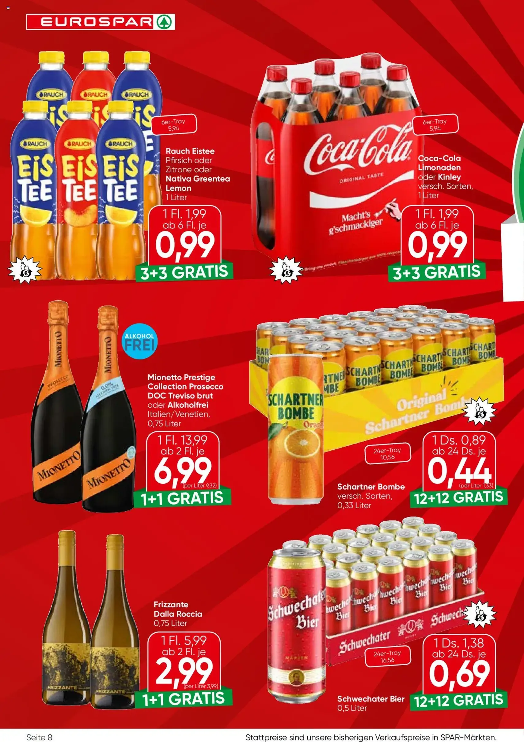 Eurospar Flugblatt - Gültiger Prospekt ab 24.09.2026, Seite 8 von insgesamt 16