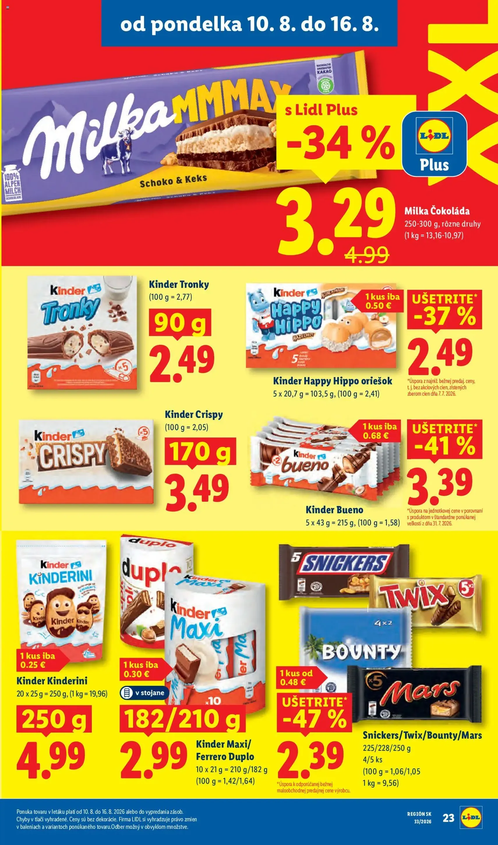 Lidl leták - platný leták od 10.08.2026 strana 27 z 97