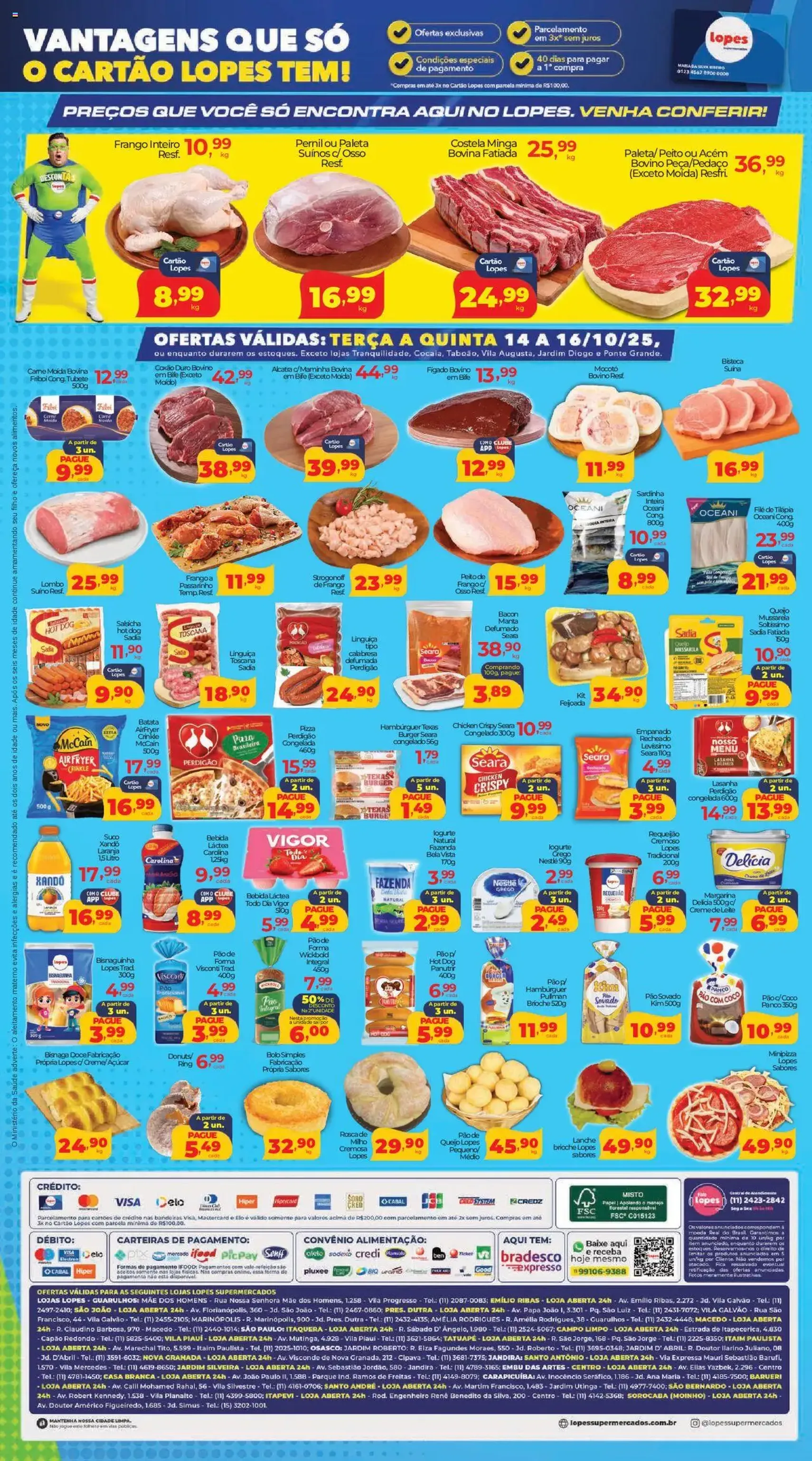 Lopes Supermercados - Ofertas da semana - folheto válido a partir de 14/10/2025 página 2 de 2