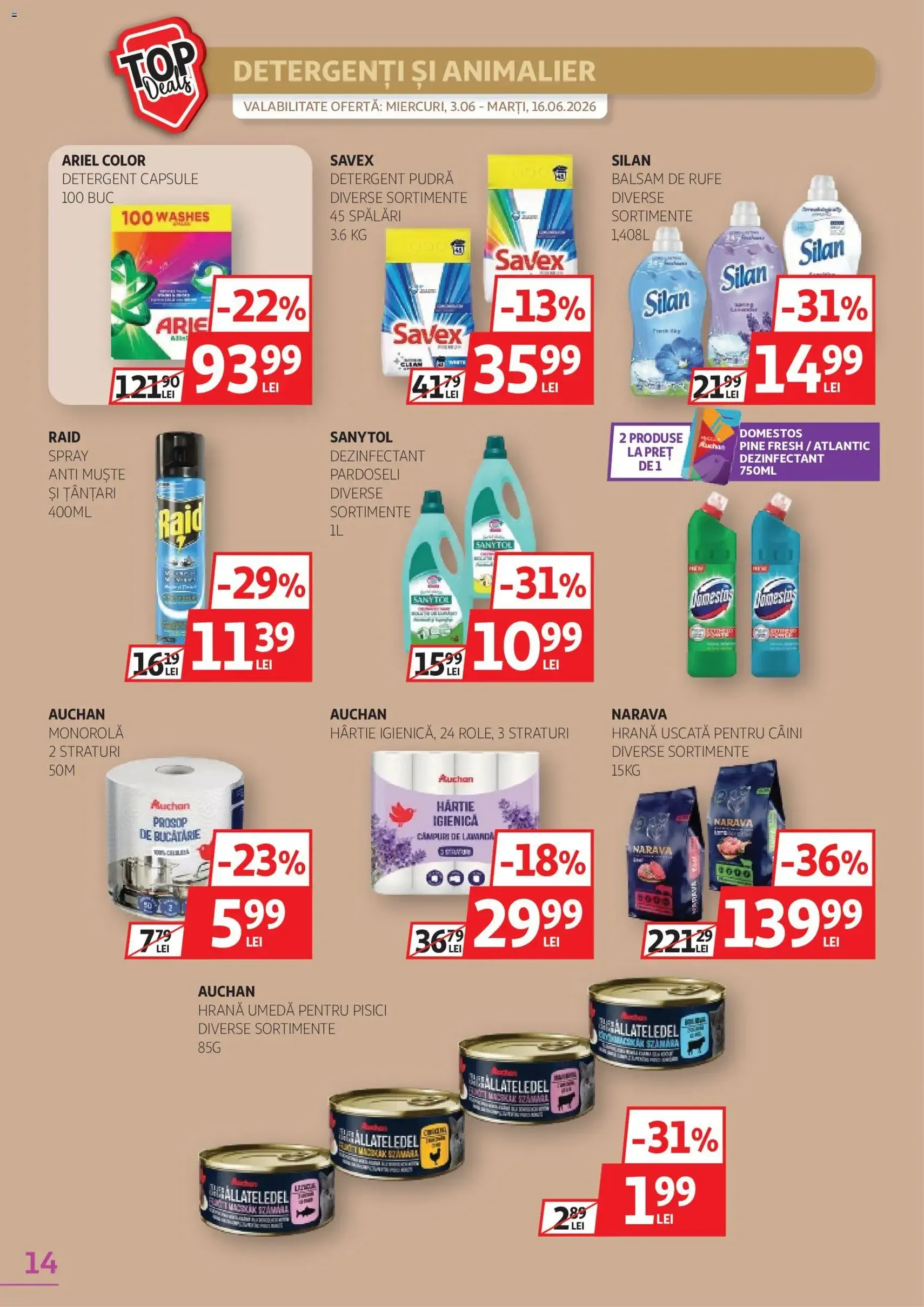 Auchan Catalog - cataloage valabile începând cu 03.06.2026 pagina 14 din 36