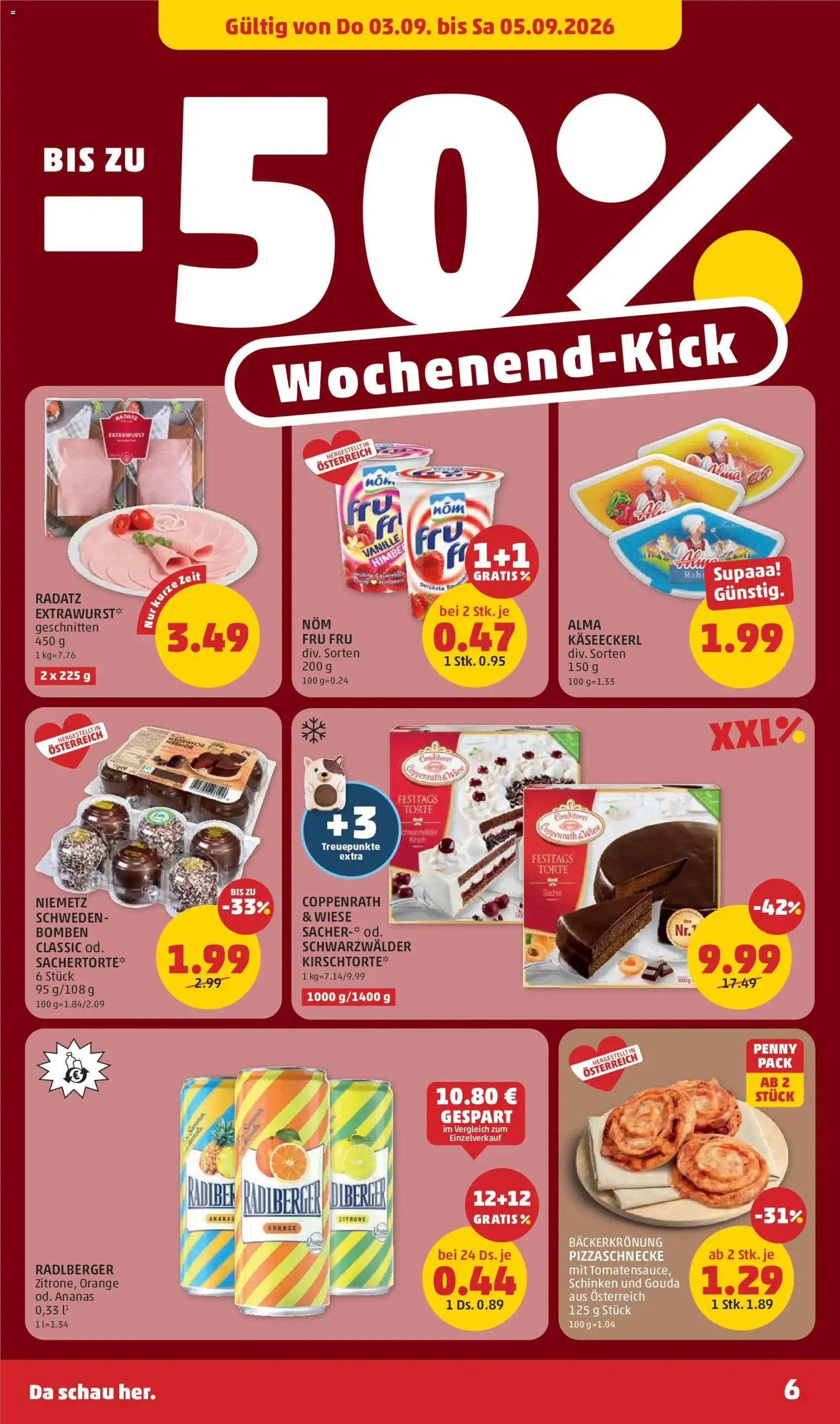 Penny Markt Flugblatt - Gültiger Prospekt ab 03.09.2026, Seite 6 von insgesamt 32