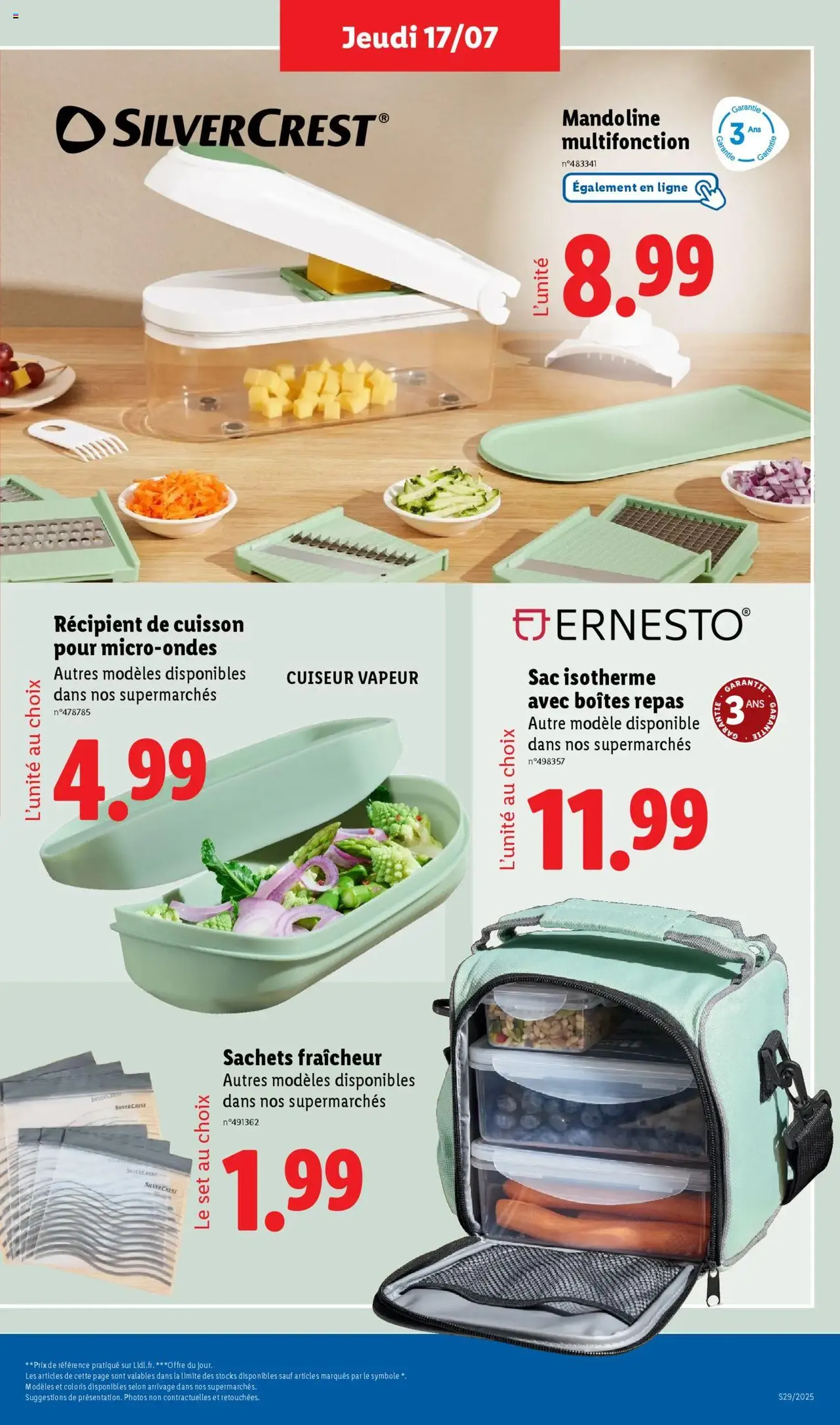 LIDL catalogue semaine 28 - brochure valable à partir du 17/07/2025, page 33 sur 82 LIDL catalogue semaine 28 - brochure valable à partir du 17/07/2025, page 33 sur 82