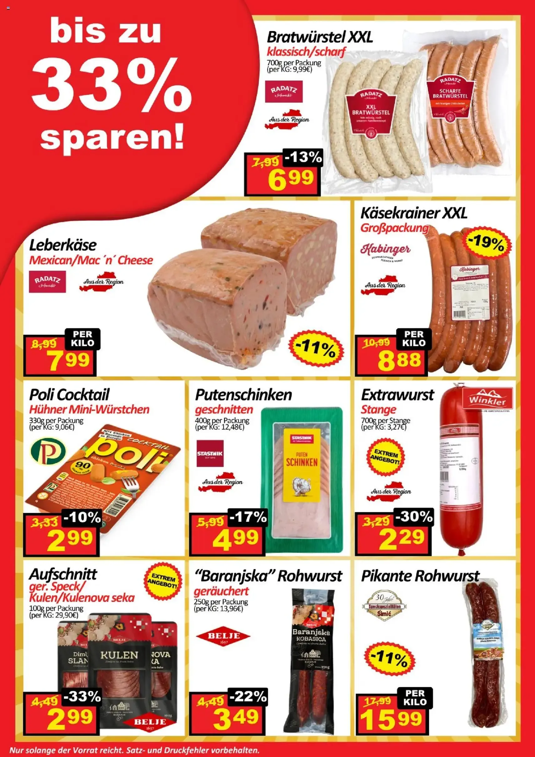 Wurstico Abholmarkt Flugblatt - Gültiger Prospekt ab 11.06.2026, Seite 2 von insgesamt 8